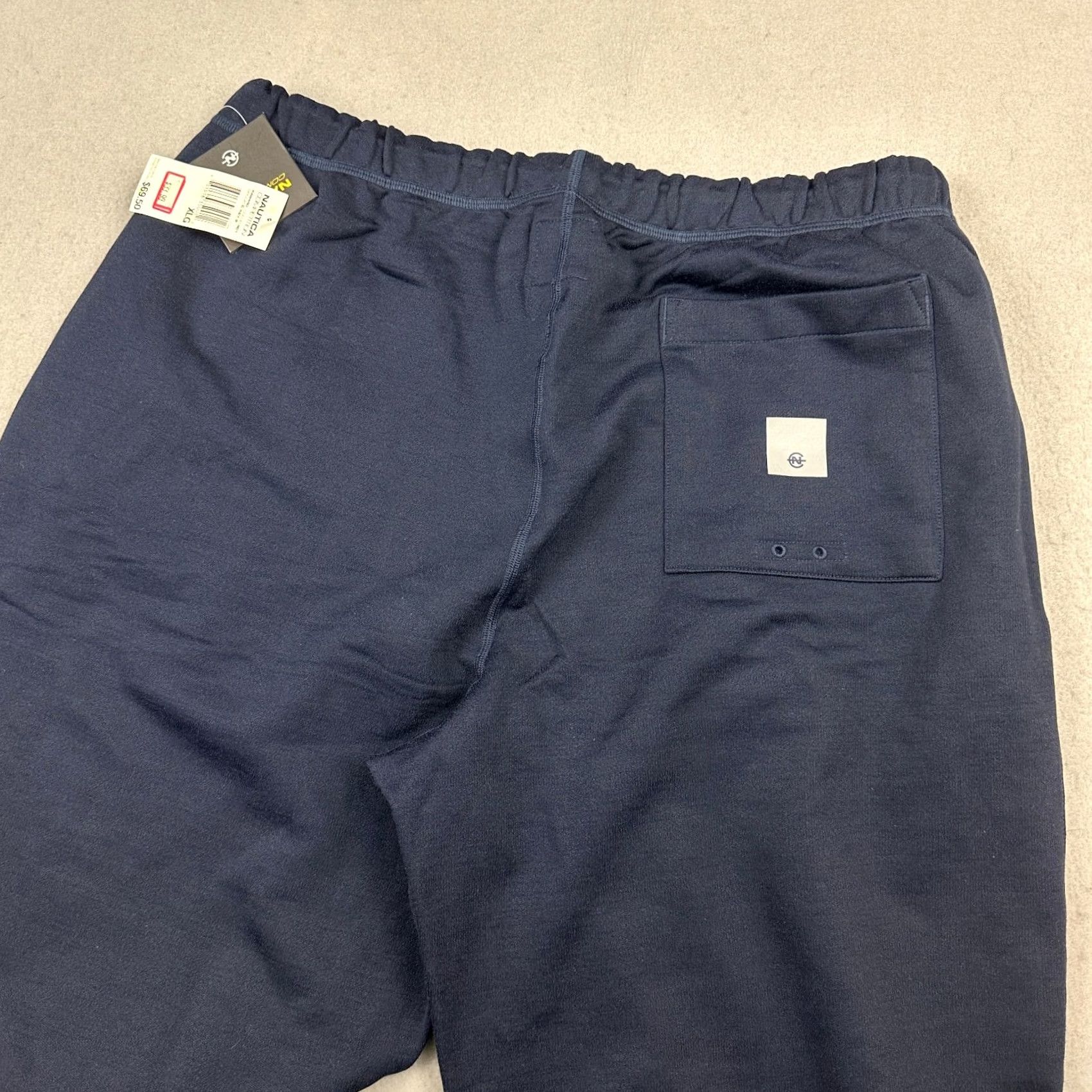 Nautica Nautica Competition Pants Men XL Blue Windbreaker Style Reflective Pockets Nylon Polyester Cotton Athletic Slim Straight Inseam 33 in Vintage Y2K Logo Size US 36 / EU 52 - 5 Thumbnail