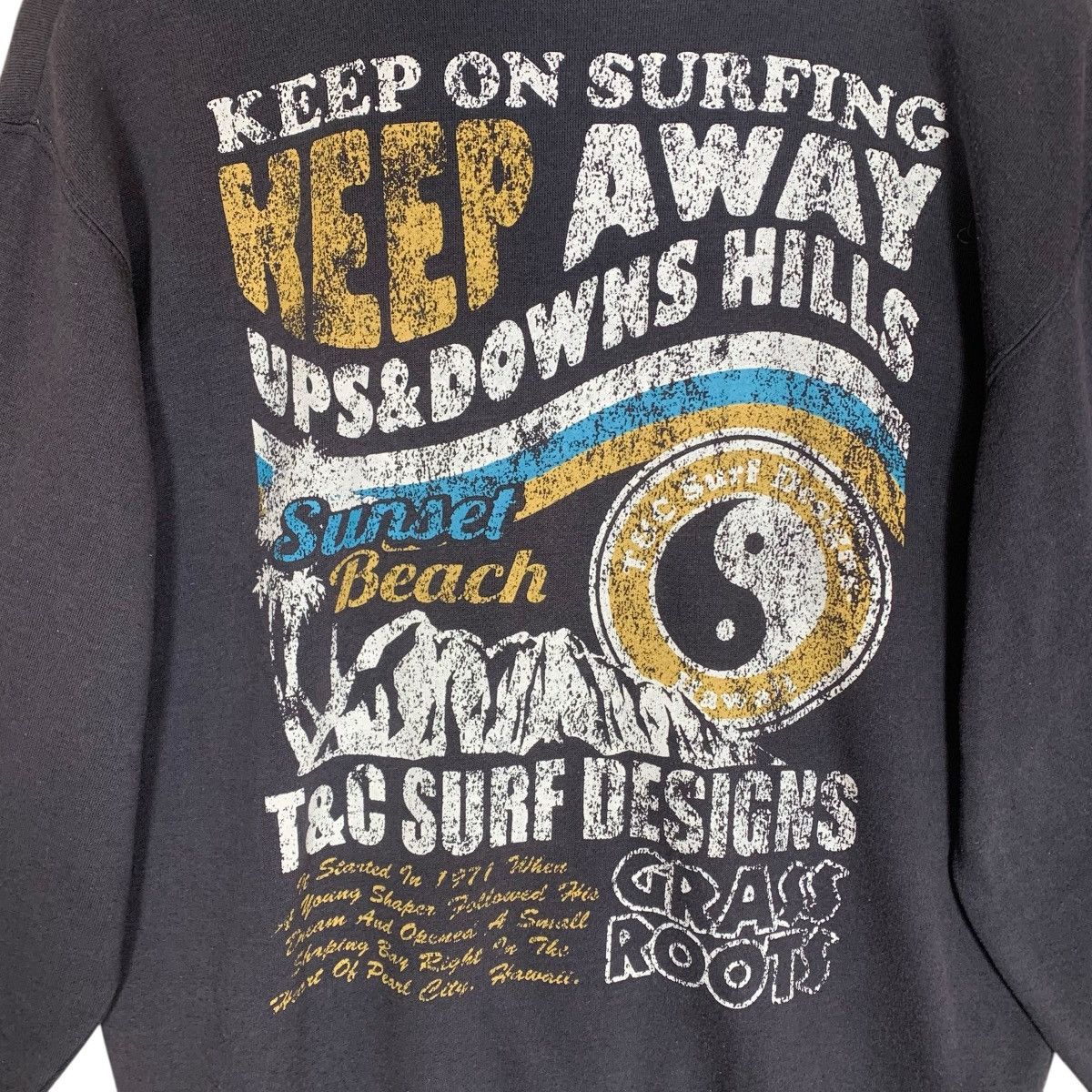 Japanese Brand Vintage T&C Surf Hawaiian Longboard Wear surfStyle Hoodie Size US M / EU 48-50 / 2 - 8 Thumbnail