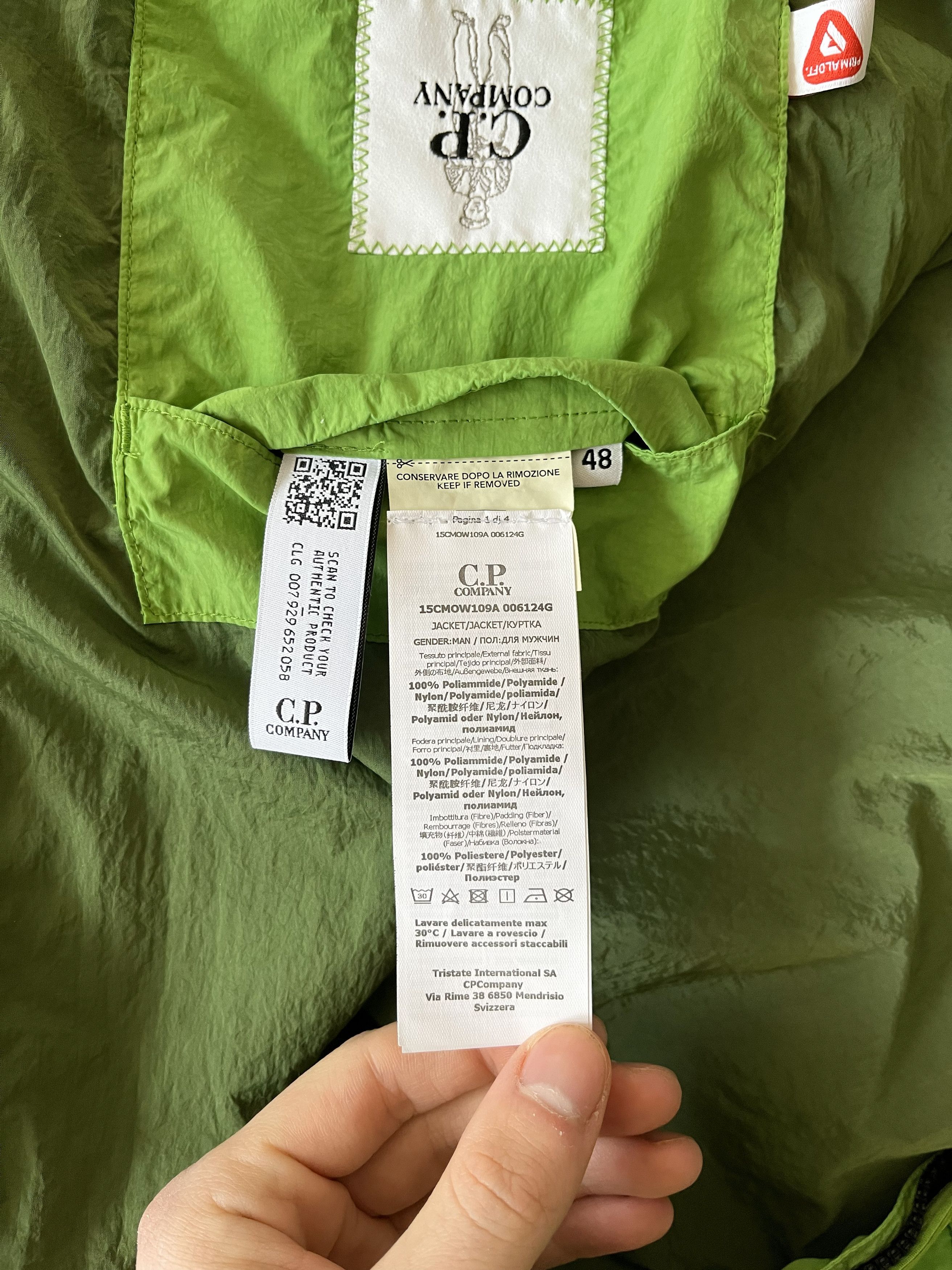 C.P. Company C.P. Company Windbreaker Goggle Jacket Neon Green Size US M / EU 48-50 / 2 - 7 Thumbnail