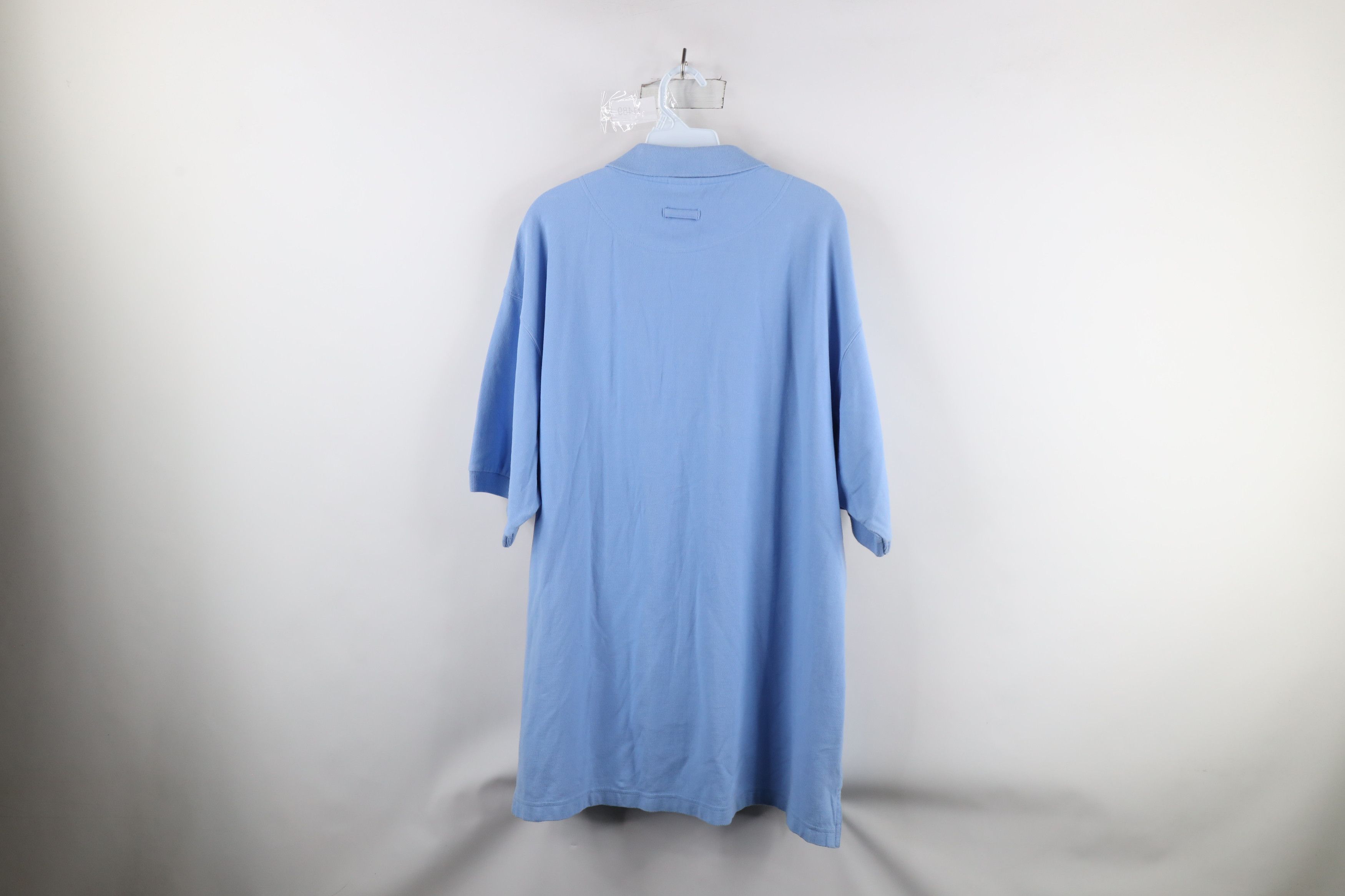 Columbia × Vintage Vintage Columbia Out Fish Collared Polo Shirt Light Blue Size US L / EU 52-54 / 3 - 10 Thumbnail