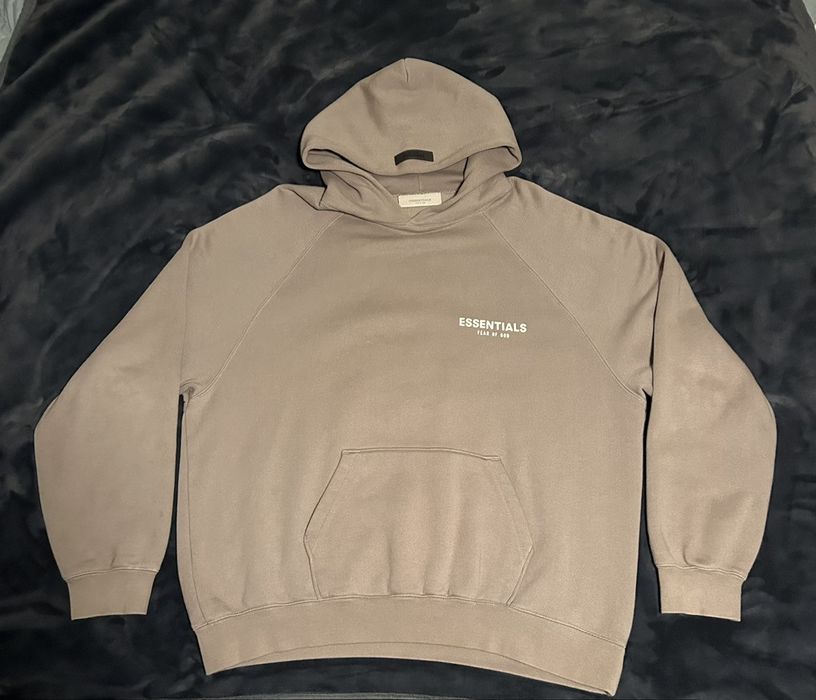 Fear of God Fear of God Essentials Hoodie 'Desert Taupe