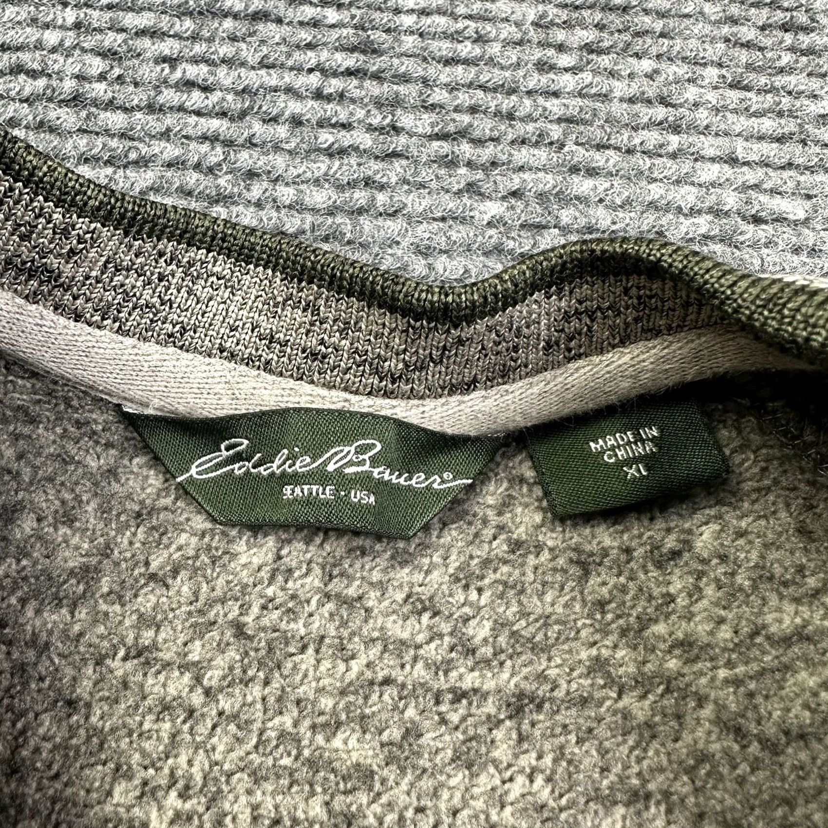 Eddie Bauer Eddie Bauer Crewneck Heathered Fleece Pullover Mens XL Embroidered Logo Size US XL / EU 56 / 4 - 2 Thumbnail