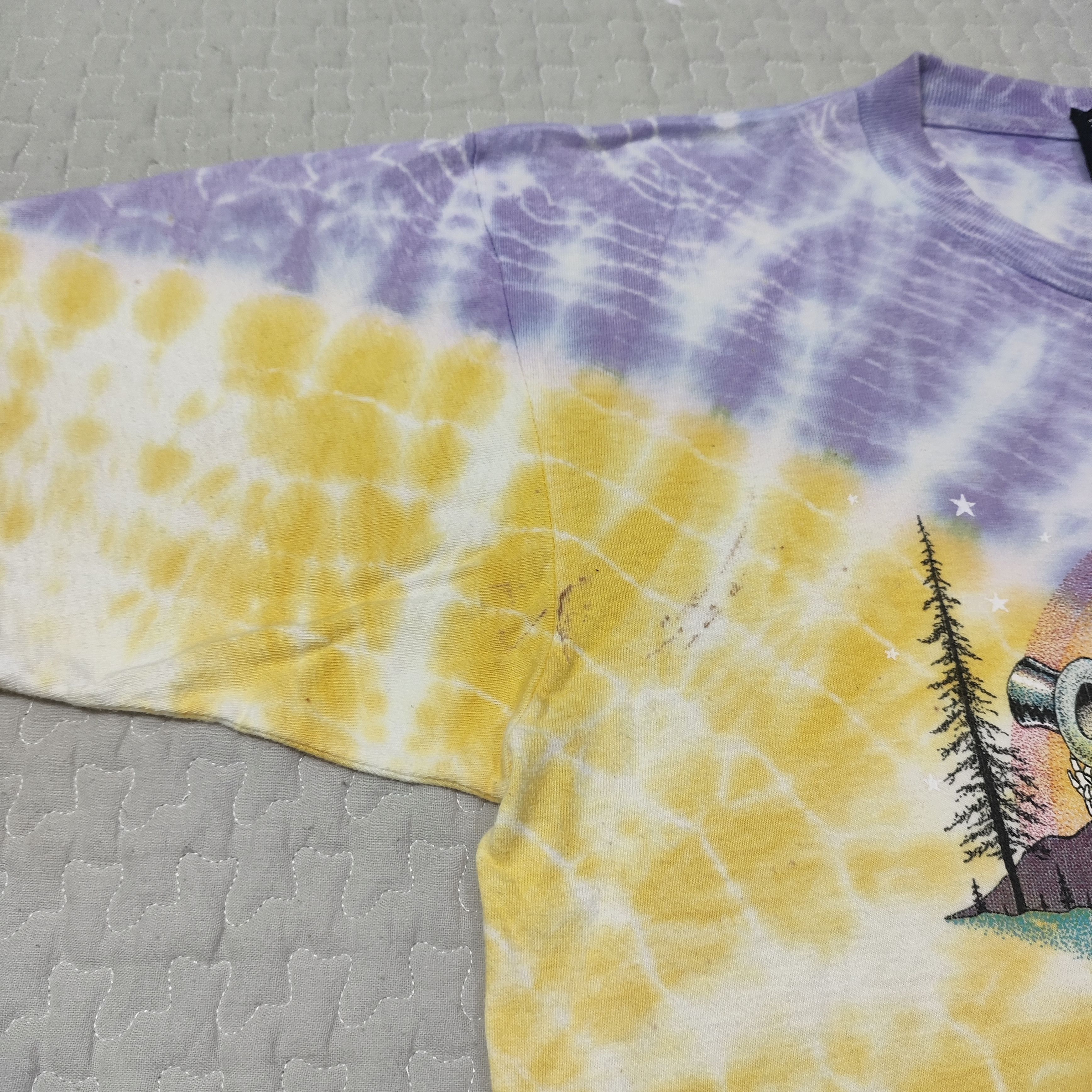 Band Tees 1990 Grateful Dead Symmetria Tie Dye Shirt Size US L / EU 52-54 / 3 - 7 Thumbnail