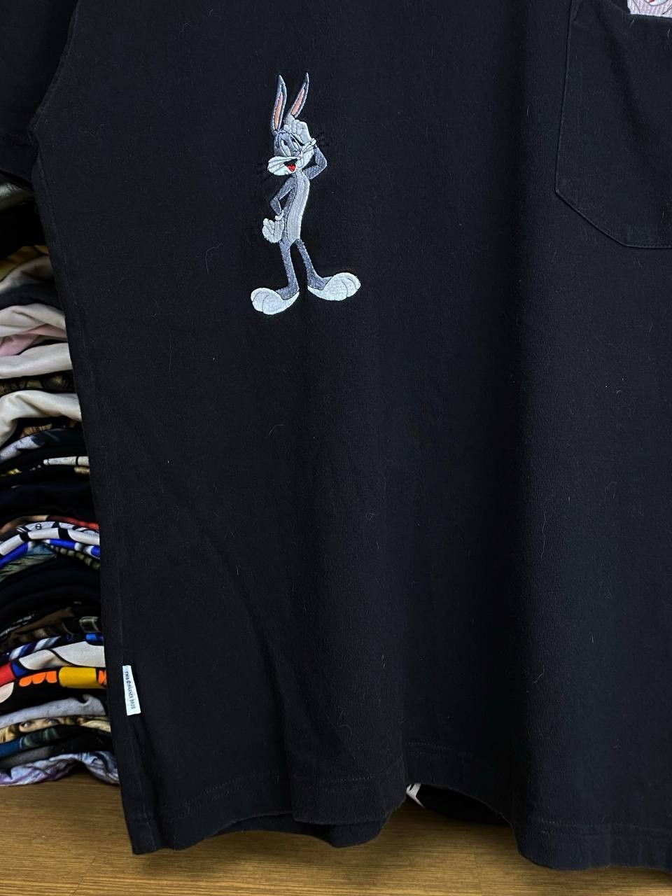Cartoon Network Vintage Looney Tunes 1995 Embroidered Pocket 90s Tee Size US L / EU 52-54 / 3 - 5 Thumbnail