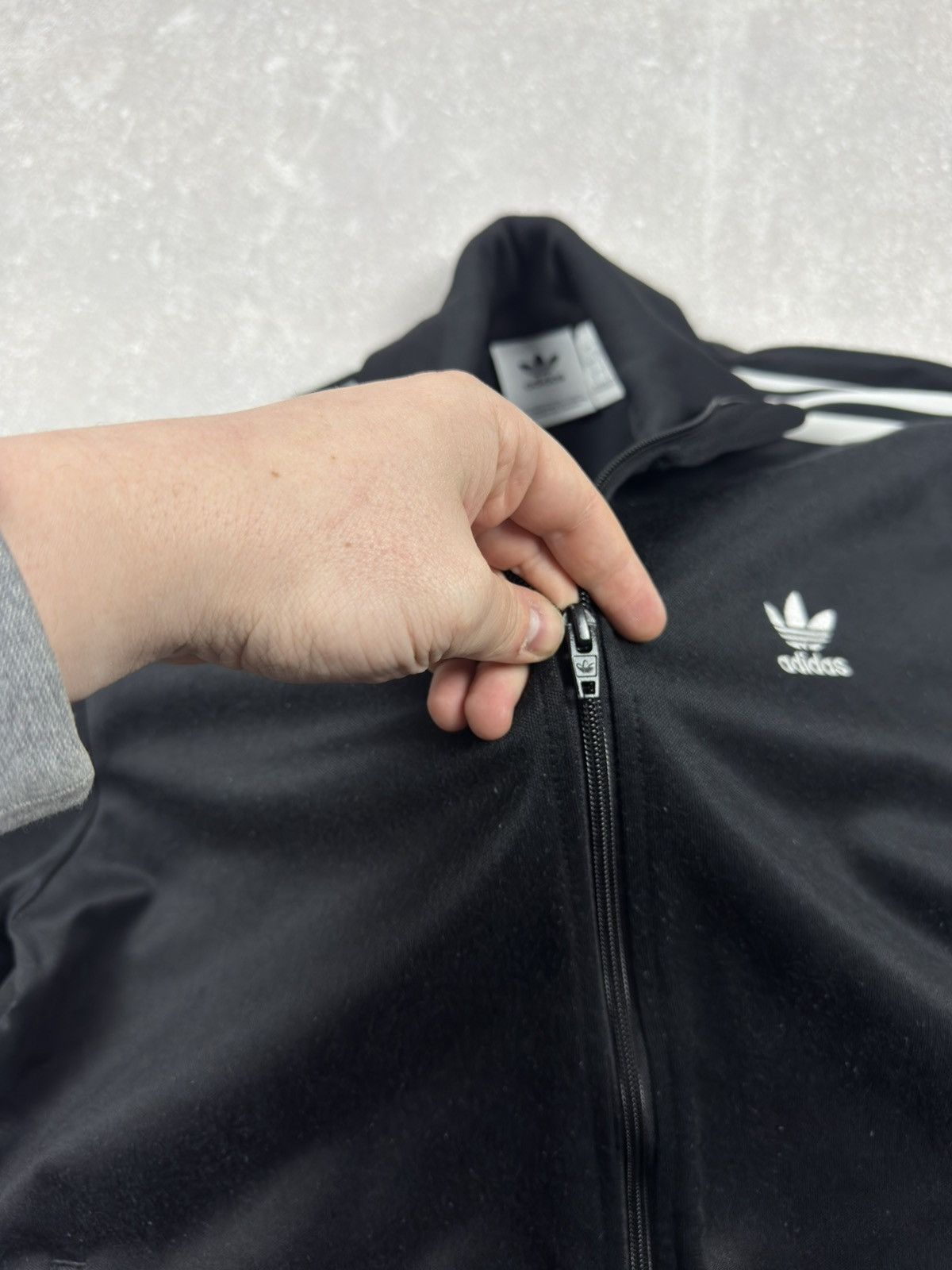 Adidas Adidas Black Classic Olympic Zip Track Top Jacket Y2k Size US L / EU 52-54 / 3 - 5 Thumbnail