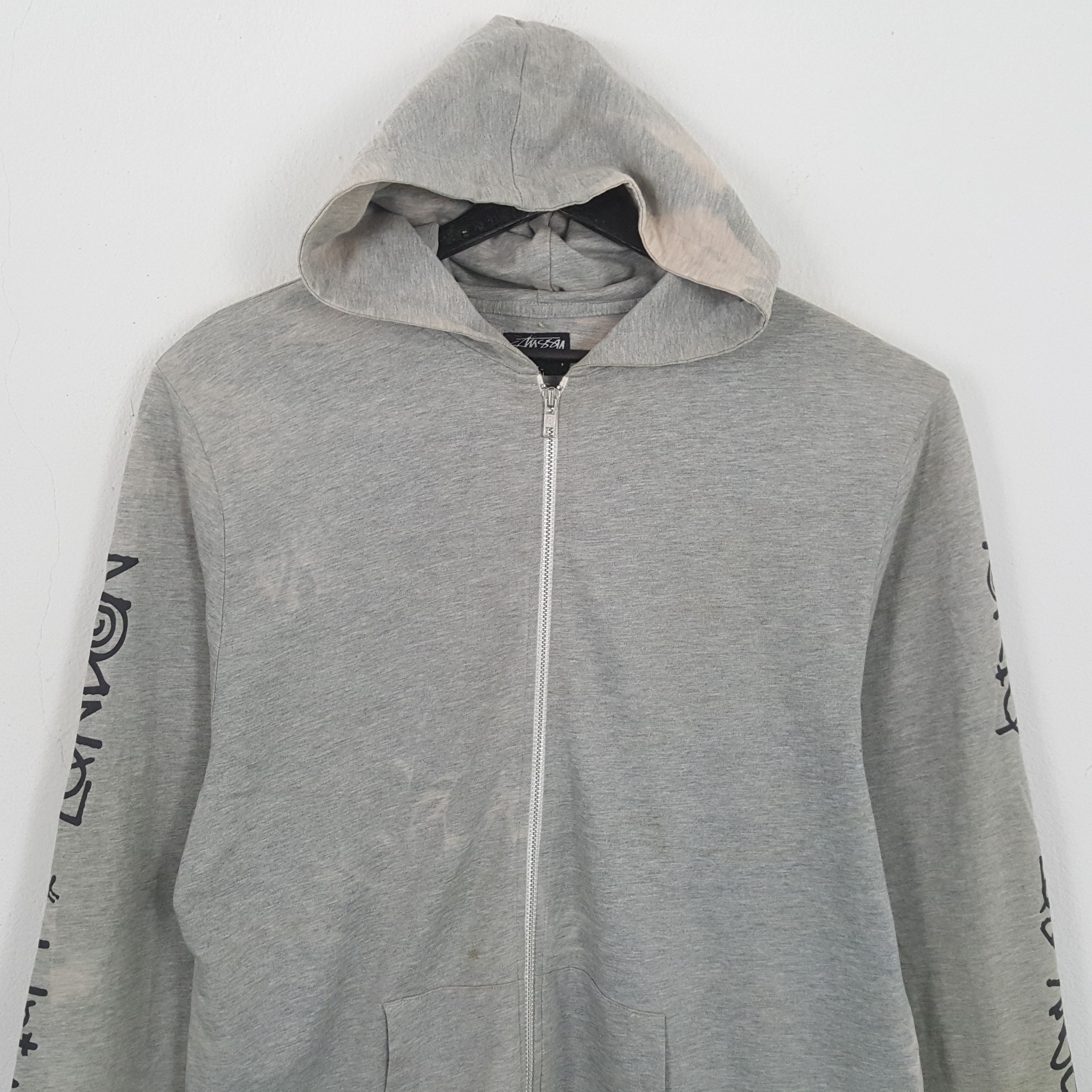 Stussy STUSSY Streetwear Style Custom Art Zipper Hoodies Size US M / EU 48-50 / 2 - 4 Thumbnail