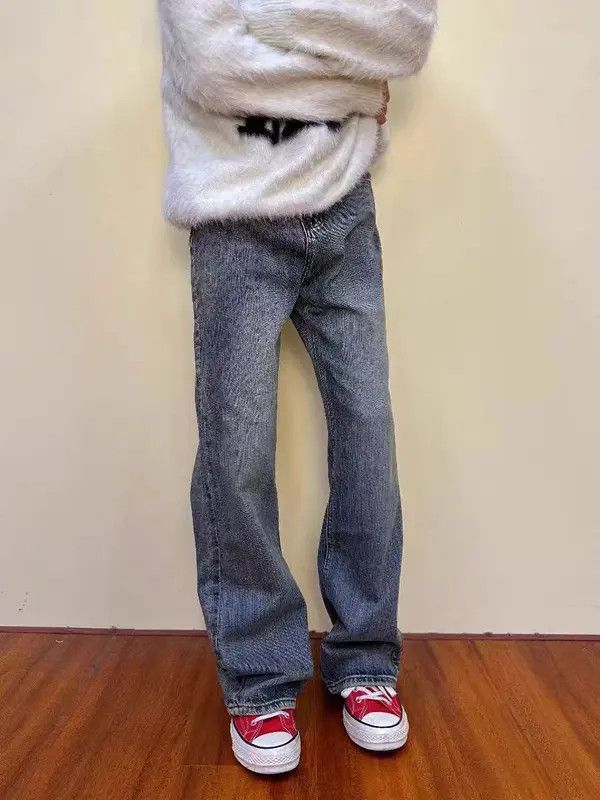 Japanese Brand Kagawa x Ahata Washed Vintage Simple Straight Bootcut Jeans Size US 34 / EU 50 - 4 Thumbnail