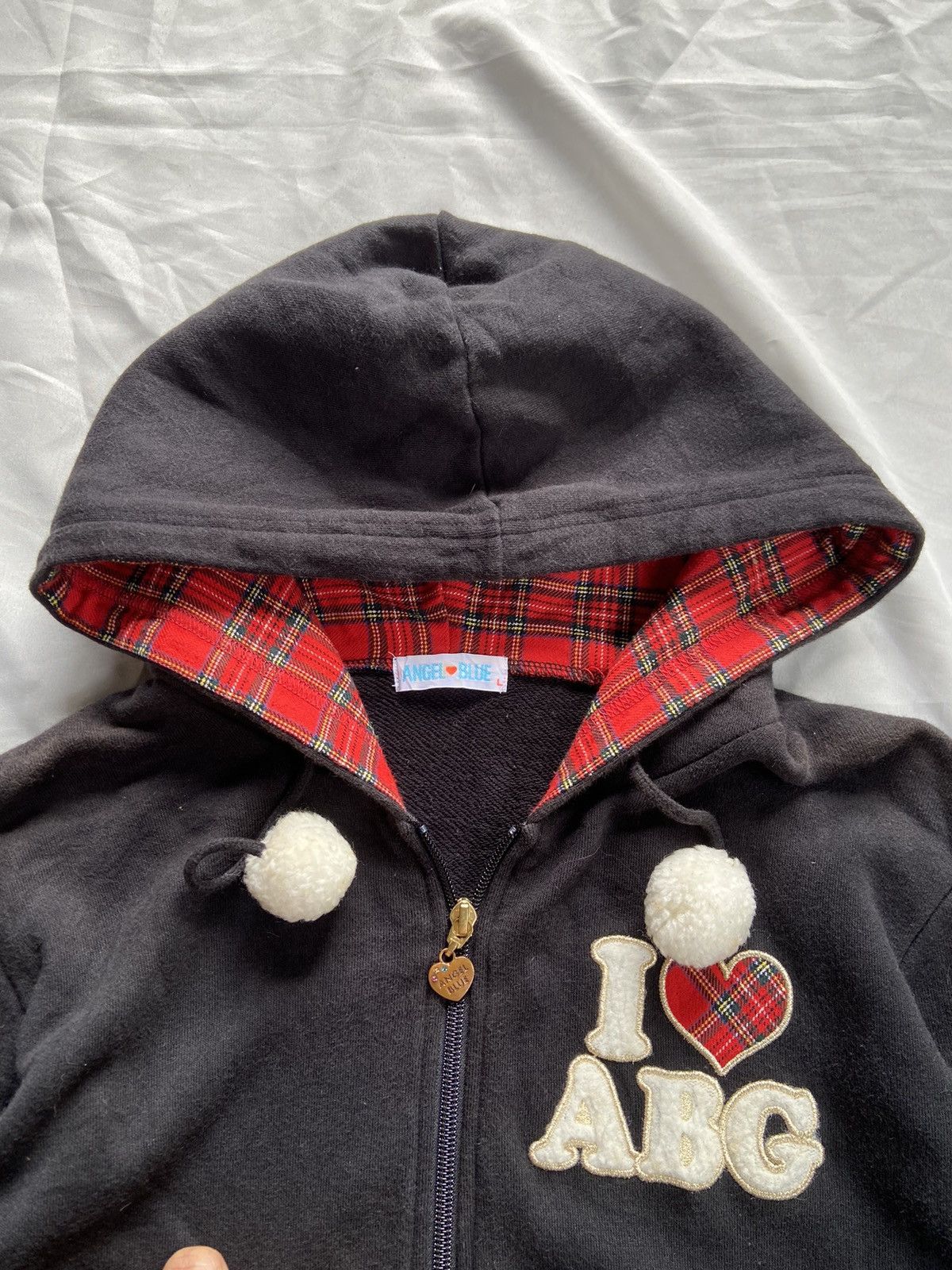 Angel Blue × If Six Was Nine × Japanese Brand ANGEL BLUE CUTE GIRL ZIP HOODIE Size US L / EU 52-54 / 3 - 7 Thumbnail