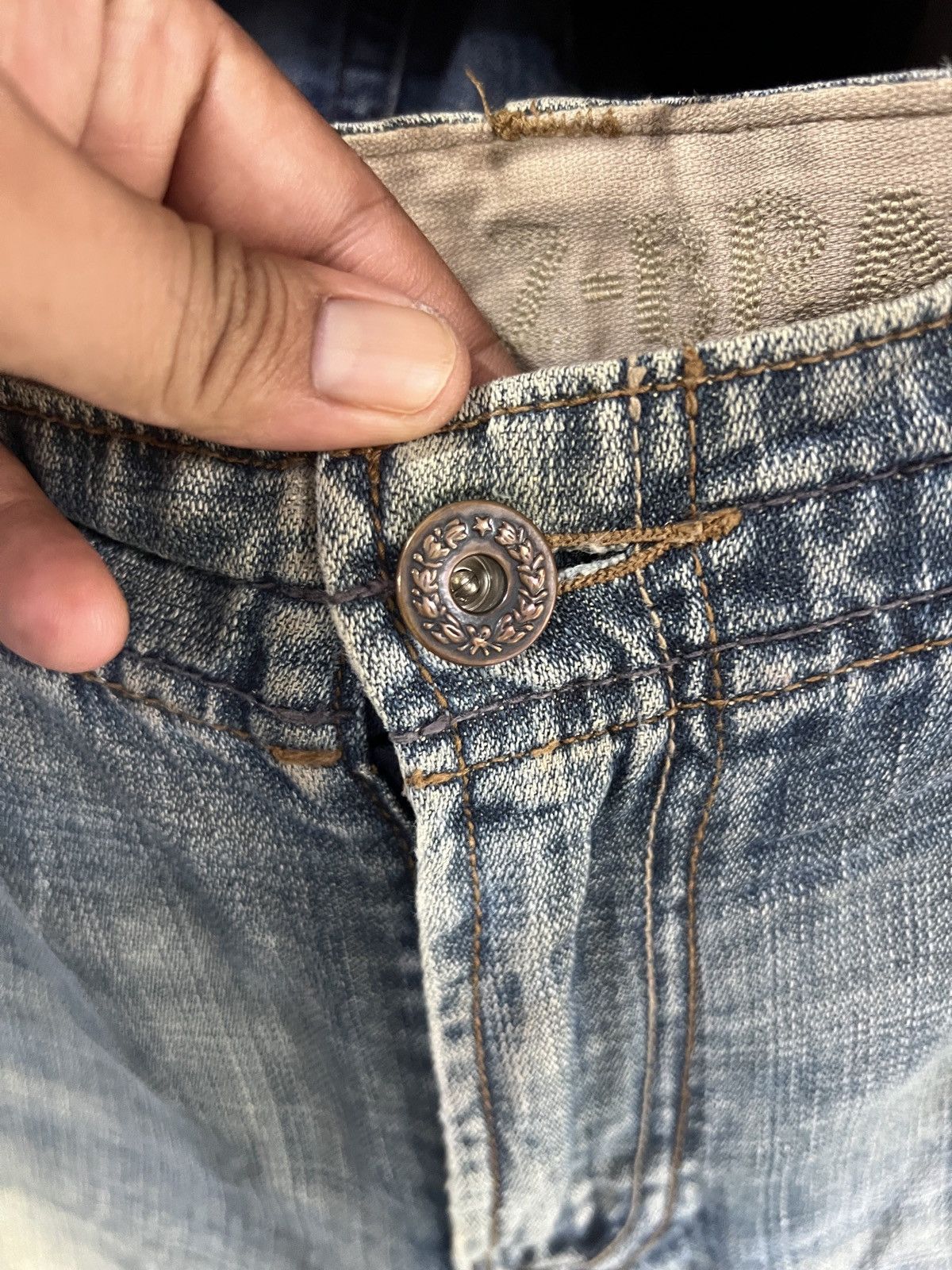 🔥Vintage Z Brand Double Knee Distressed Denim