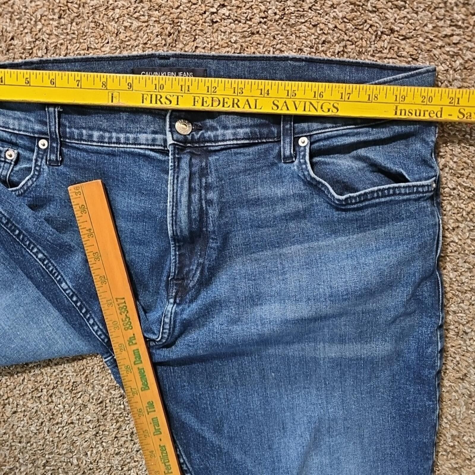 Calvin Klein Calvin Klein CKJ035 40x30 straight Leg Jeans Size US 40 / EU 56 - 6 Thumbnail