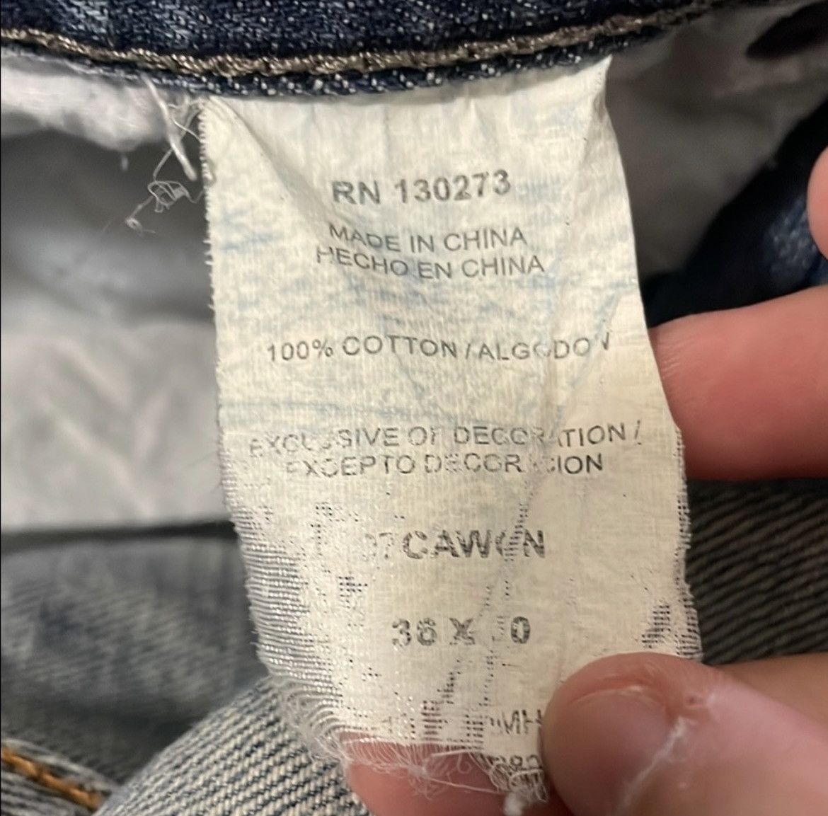 Wrangler Wrangler Blue Loose Straight Fit Jeans Size US 36 / EU 52 - 3 Thumbnail