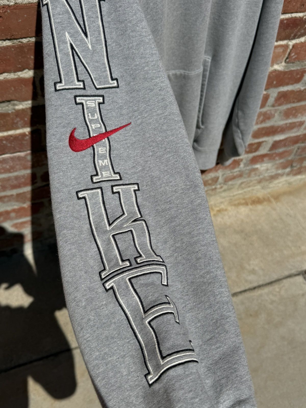 Nike × Supreme Supreme Nike Hoodie Size US L / EU 52-54 / 3 - 3 Thumbnail