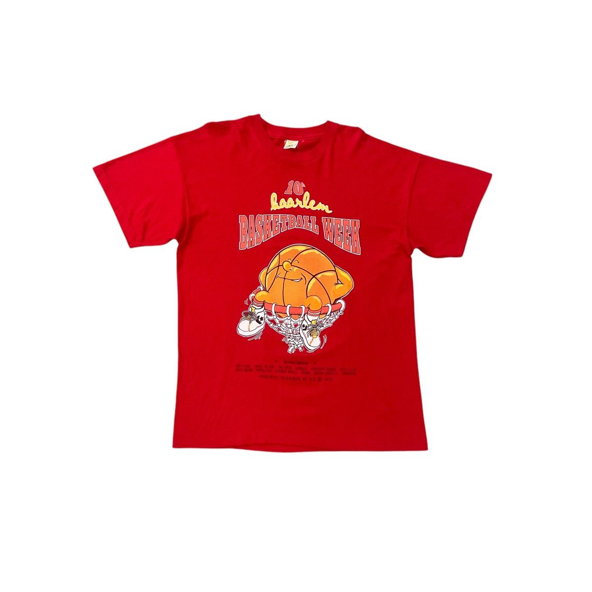 Vintage Vintage 10th Haarlem Basketball Week 1991 T-Shirt Size XL Size US XL / EU 56 / 4 - 1 Thumbnail