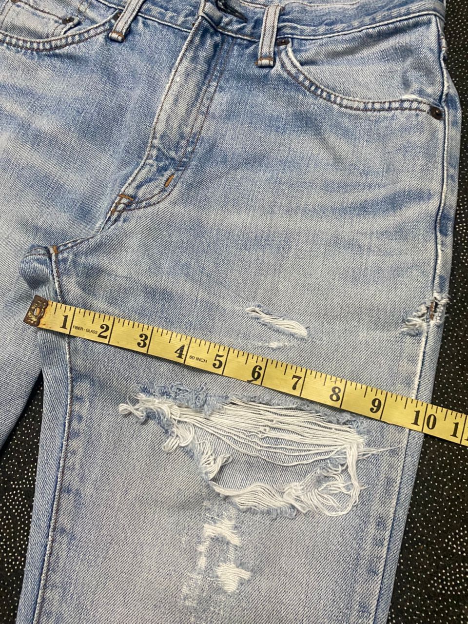 Edwin 💥FLARE💥VINTAGE EDWIN DISTRESSED DENIM JEANS Size US 29 - 6 Thumbnail