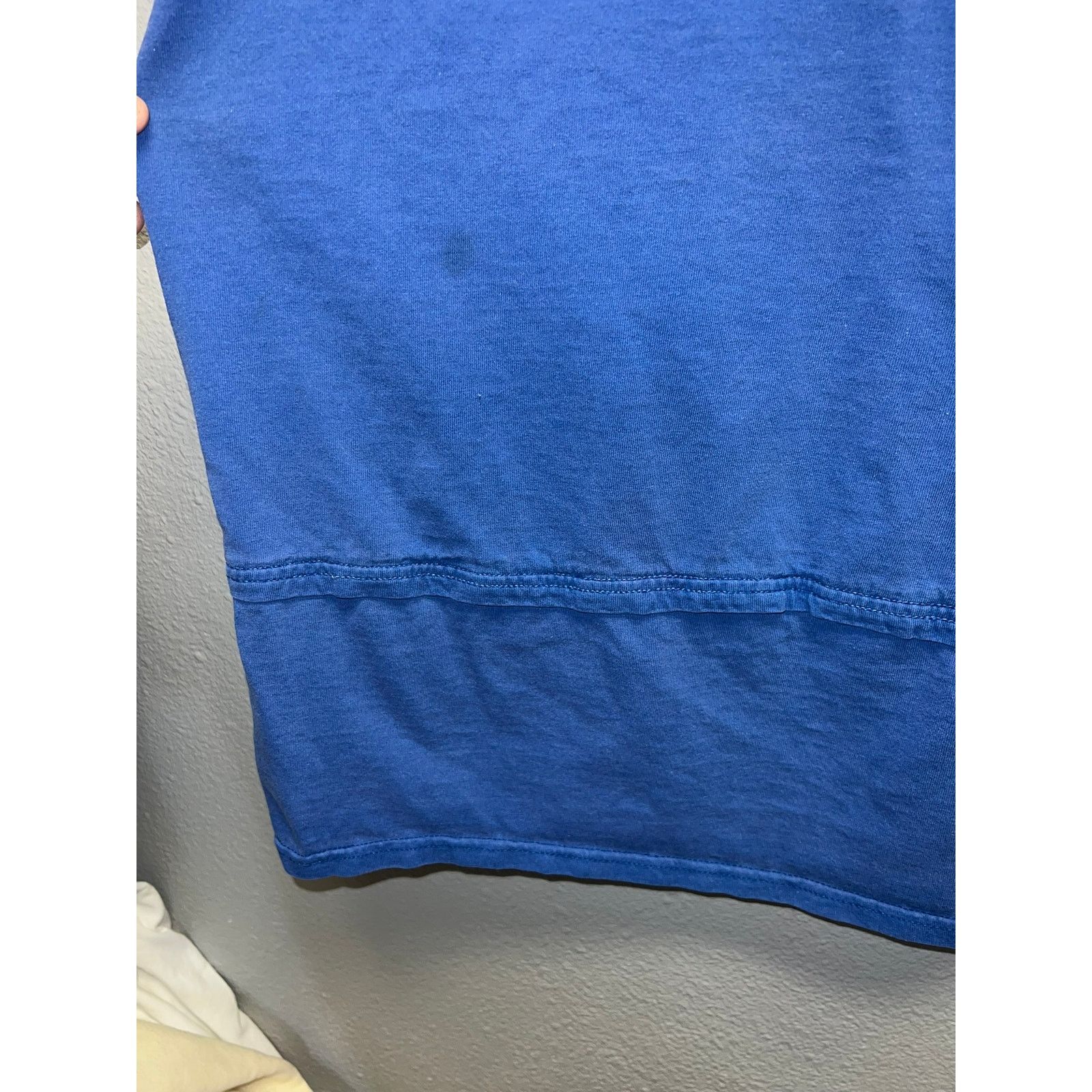 Nike Nike Blue Blank Shirt Y2K Swoosh Long Length Tee 2000s L Size US L / EU 52-54 / 3 - 6 Thumbnail