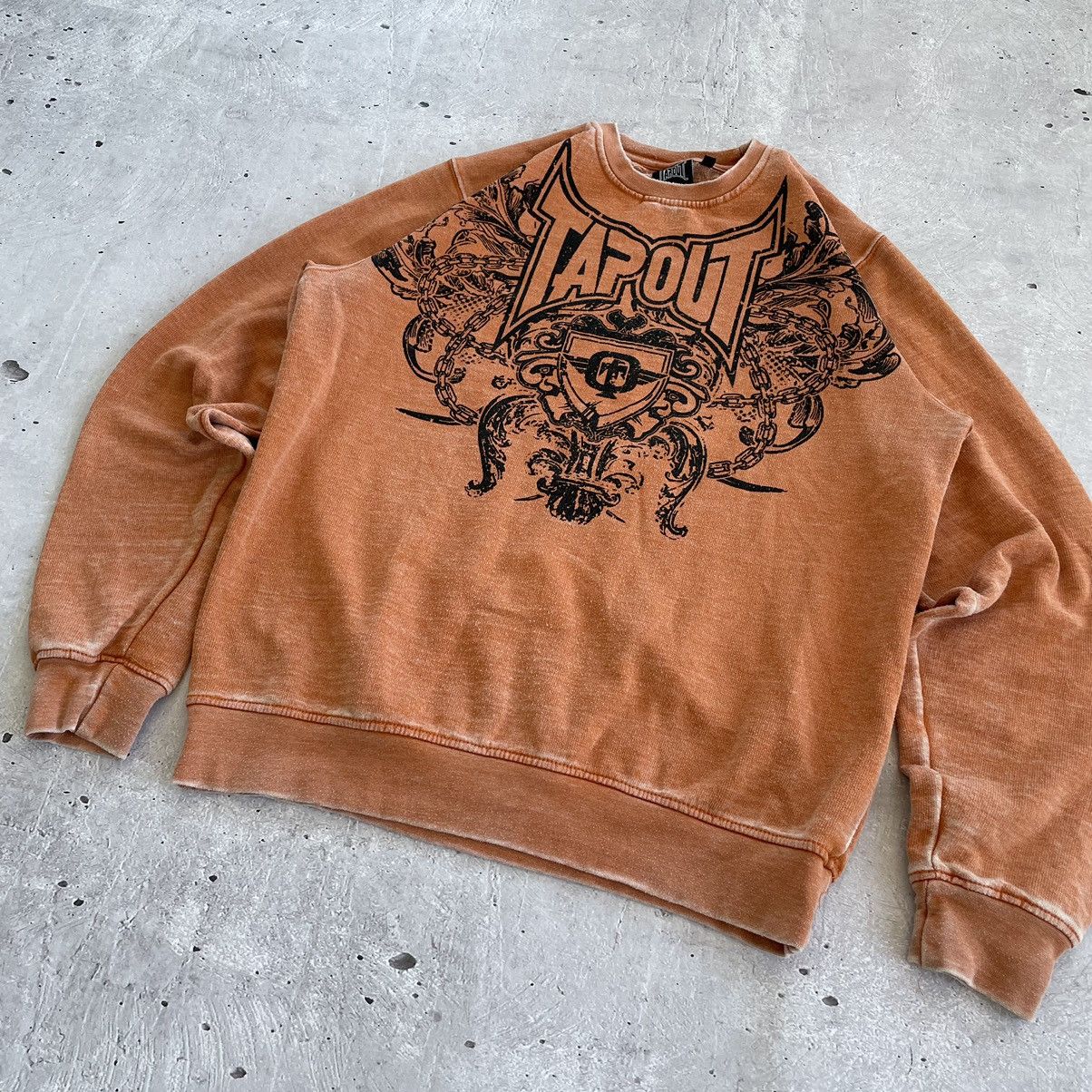 Tapout × Vintage Vintage Tapout Distressed Long sleeve T-shirt y2k hype Size US XL / EU 56 / 4 - 4 Thumbnail