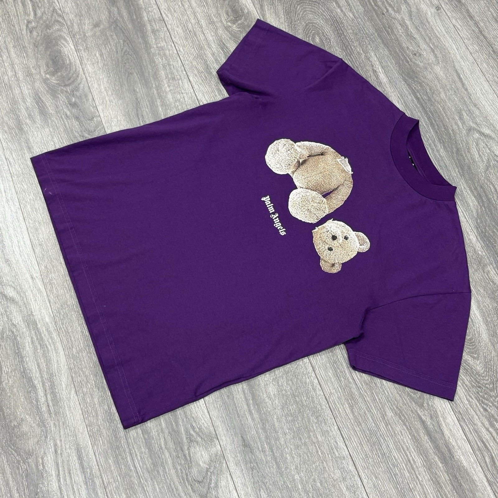 Palm Angels Palm Angels Bear Classic Tee ' Purple Brown ' | GREAT COND! Size US M / EU 48-50 / 2 - 5 Thumbnail