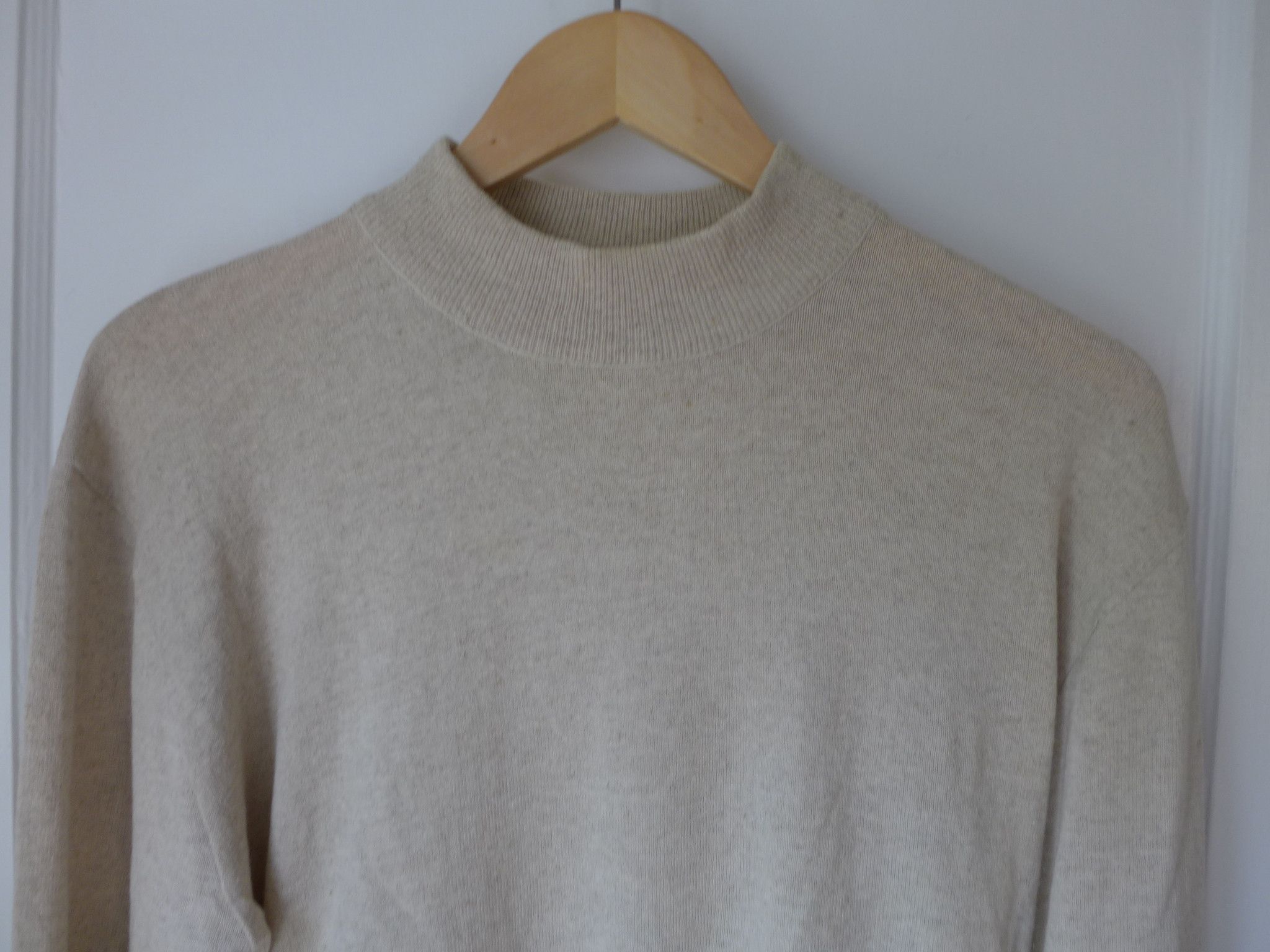 De Bonne Facture Mock Sweater, Linen/Coton Size US M / EU 48-50 / 2 - 2 Thumbnail