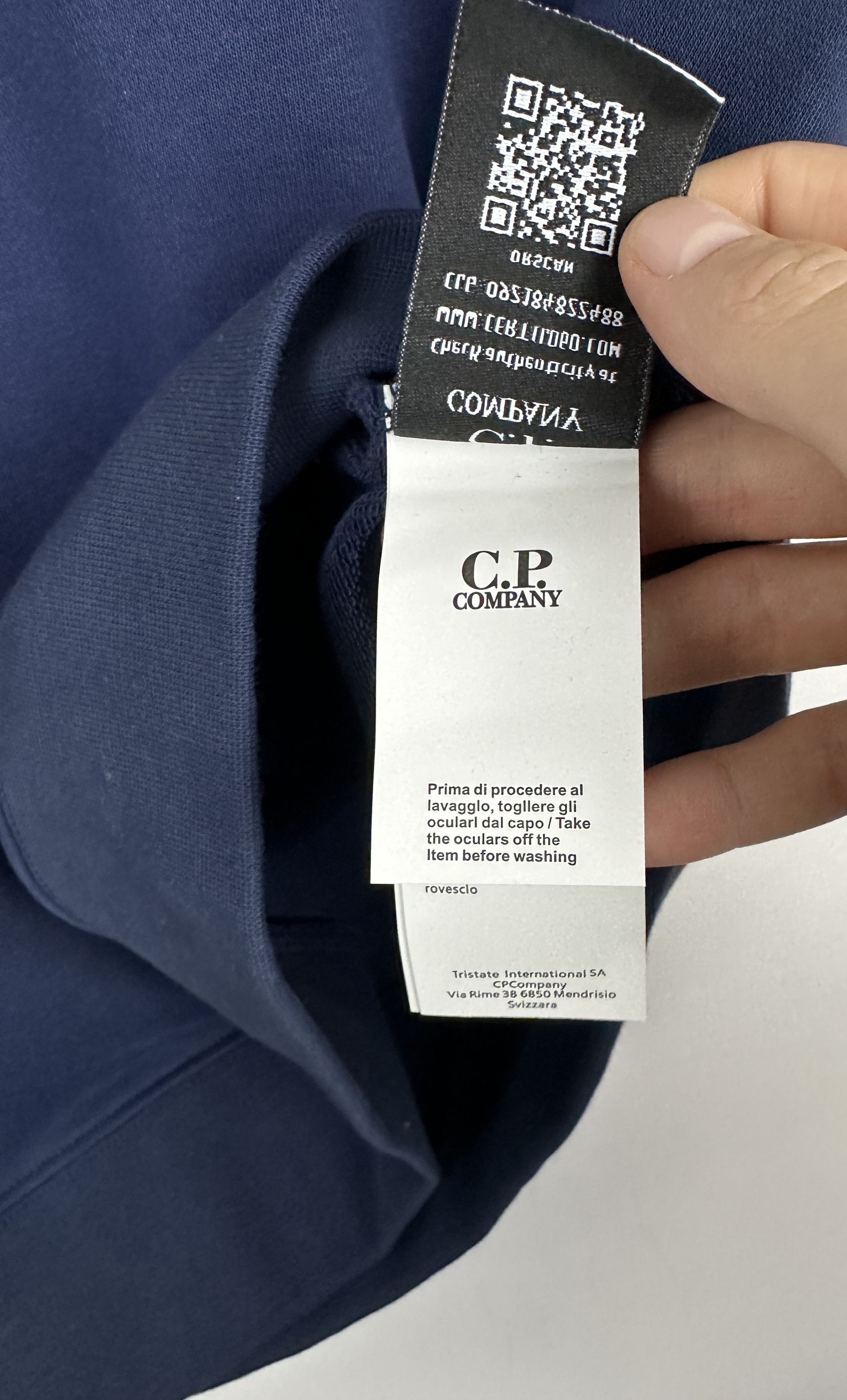 C.P. Company C.P Company men basic sweatshirt navy Size US S / EU 44-46 / 1 - 7 Thumbnail
