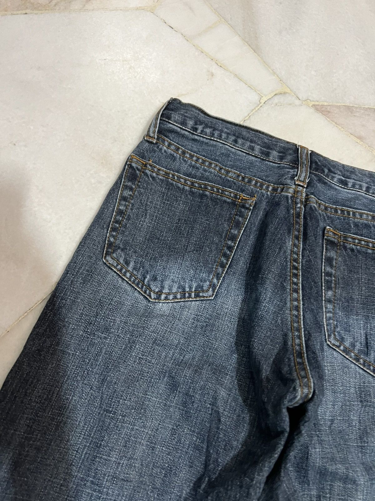 If Six Was Nine × Japanese Brand × Le Grande Bleu (L.G.B.) 🌈90’s Style Sorridere Funny Devil Skull Jeans Size US 28 / EU 44 - 11 Thumbnail