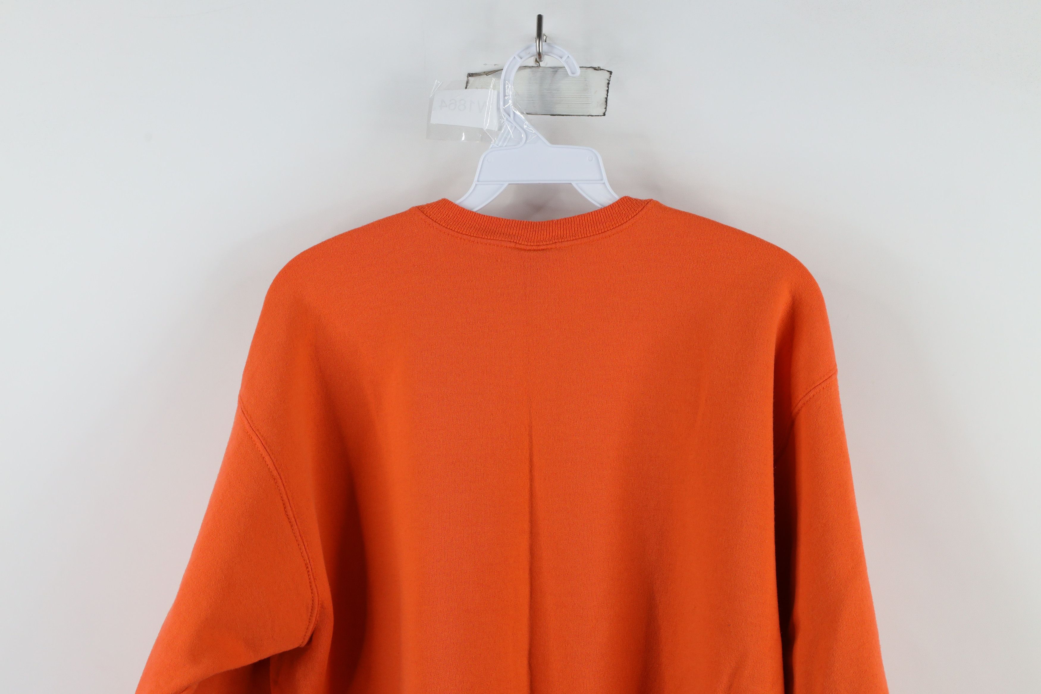 Champion × Vintage Vintage 90s Champion Anderson University Sweatshirt Orange Size US M / EU 48-50 / 2 - 12 Thumbnail