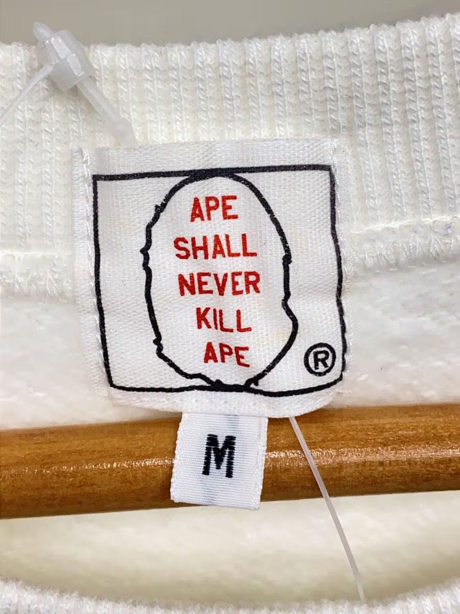 Bape A Bathing Ape Print Cotton Sweatshirt White Size US M / EU 48-50 / 2 - 3 Thumbnail