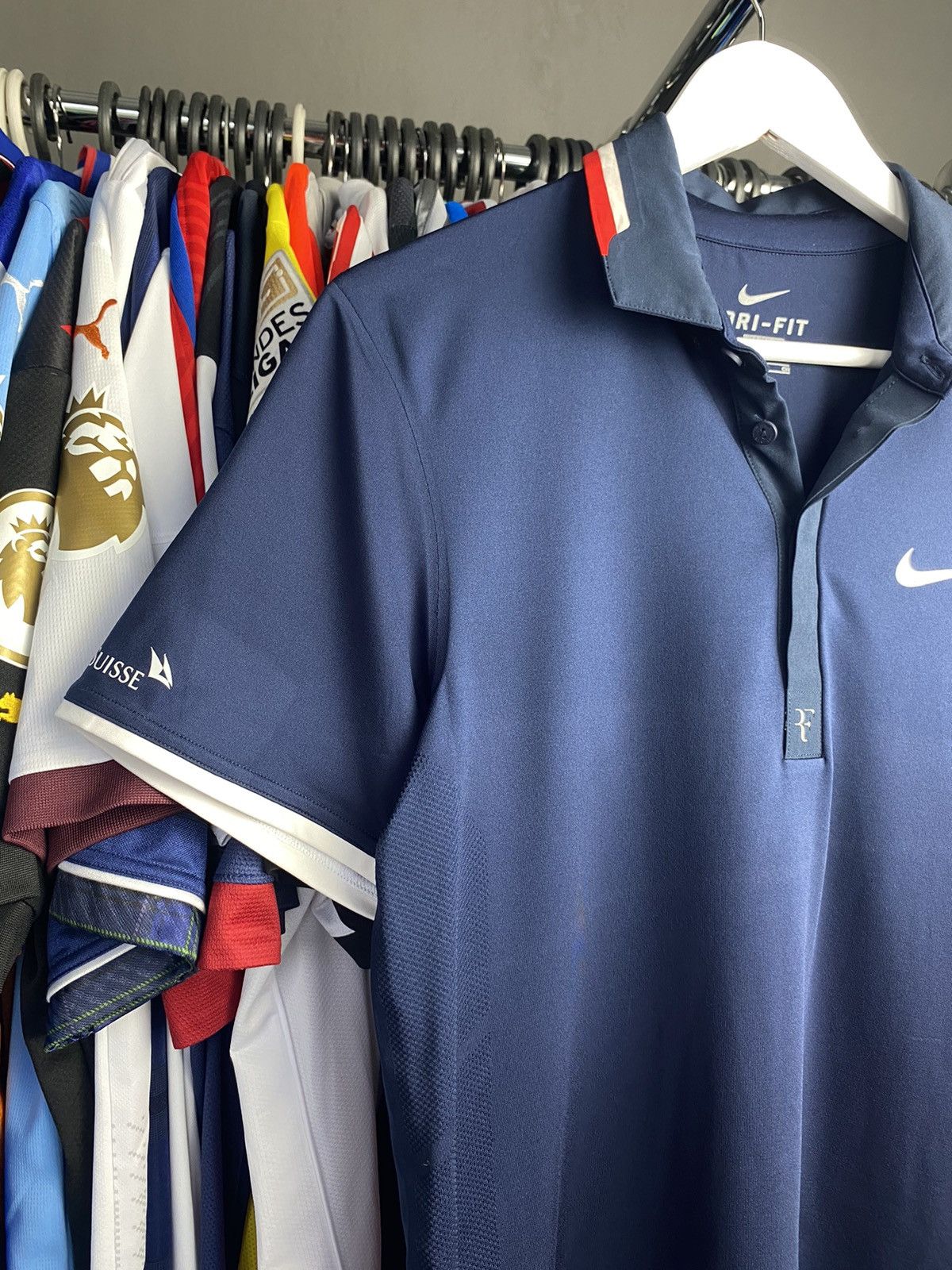 Nike Roger Federer RF 2012 US Open NYC Nike Tennis Polo Shirt Size US S / EU 44-46 / 1 - 3 Thumbnail