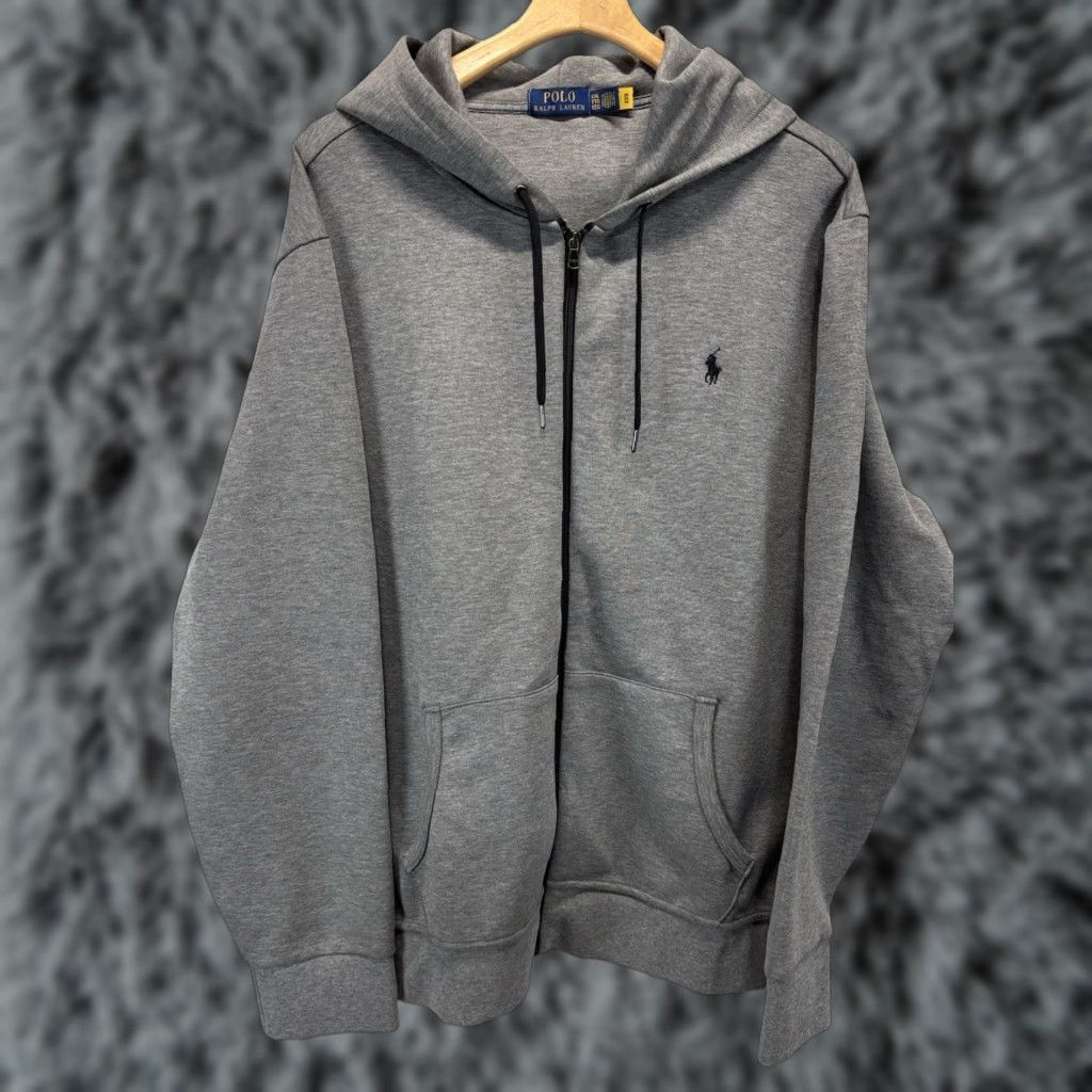 Polo Ralph Lauren Polo Ralph Lauren Full Zip Hoodie 2XL Mens Gray Hooded Logo Size US XXL / EU 58 / 5 - 1 Thumbnail
