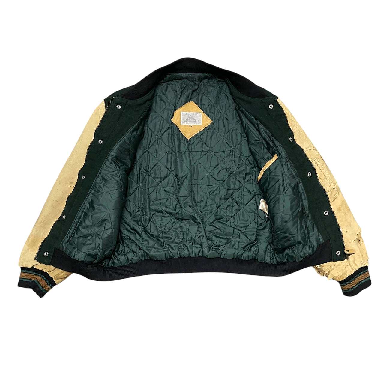 Rogue Vintage 90's Rogues for Men Wool Varsity Jacket Distress Size US M / EU 48-50 / 2 - 9 Thumbnail