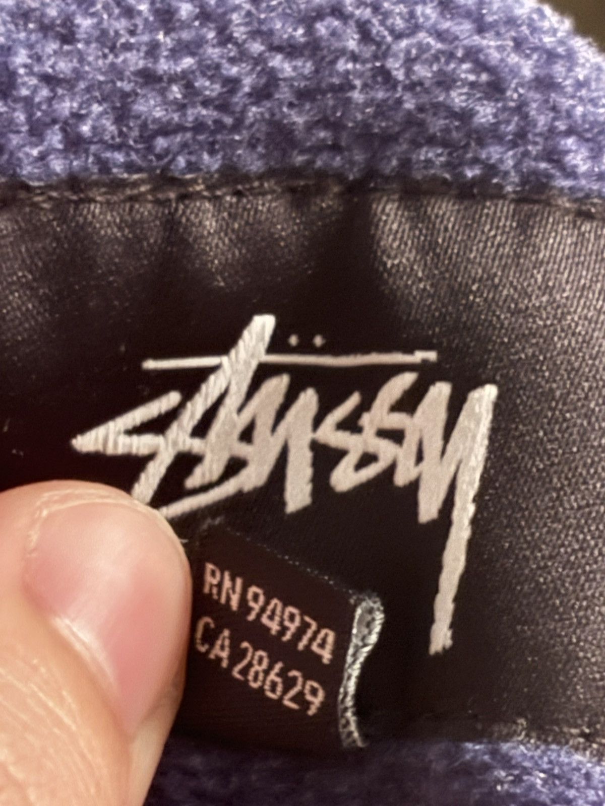 Stussy Stussy Striped Fleece Sweatshirt Size US L / EU 52-54 / 3 - 4 Thumbnail