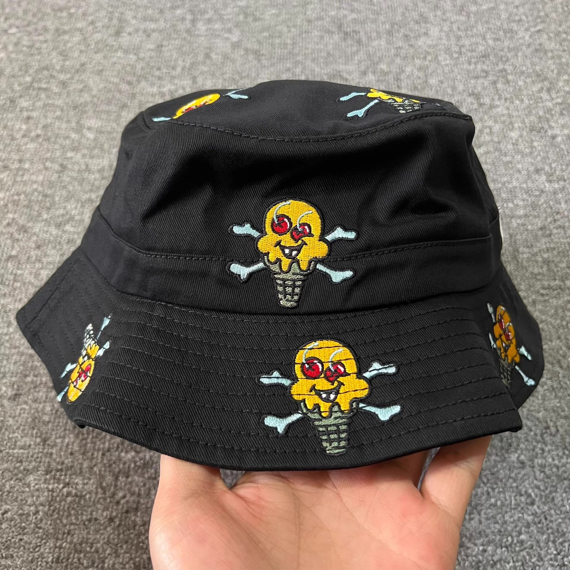 Billionaire Boys Club BBC ICECREAM Cherry Ice Cream Embroidered Bucket Hat Q7 Size ONE SIZE - 1 Thumbnail