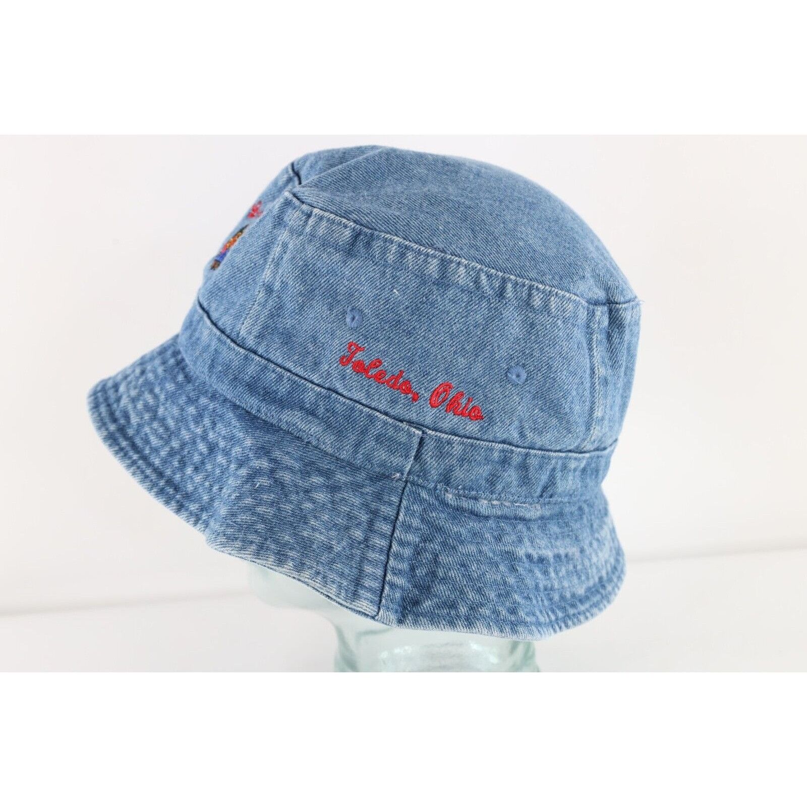 Vintage Vintage 90s Loma Linda Mexican Restaurant Denim Bucket Hat Size ONE SIZE - 3 Thumbnail