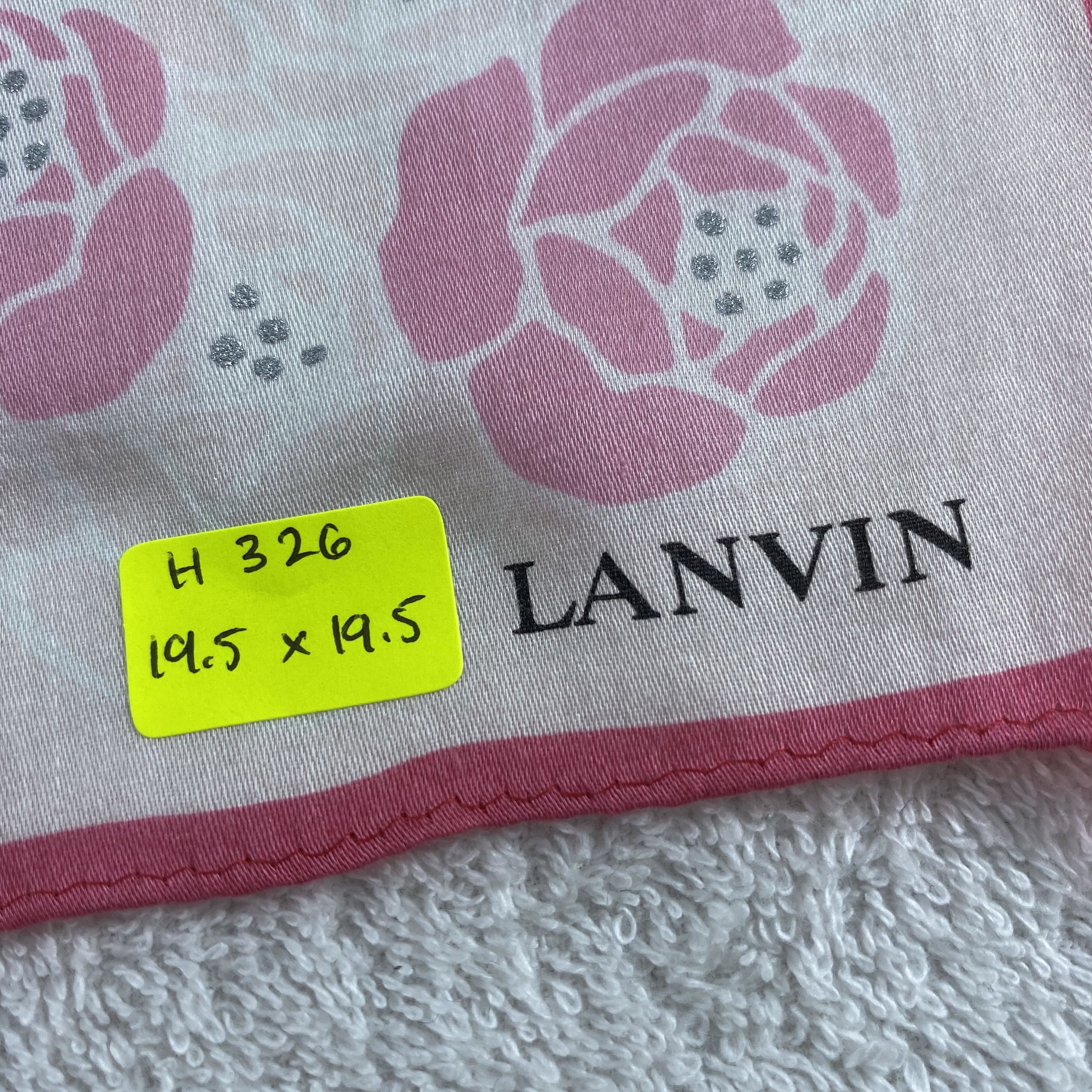 Lanvin × Vintage Lanvin Handkerchief / Neckerchief / Bandana Size ONE SIZE - 6 Thumbnail