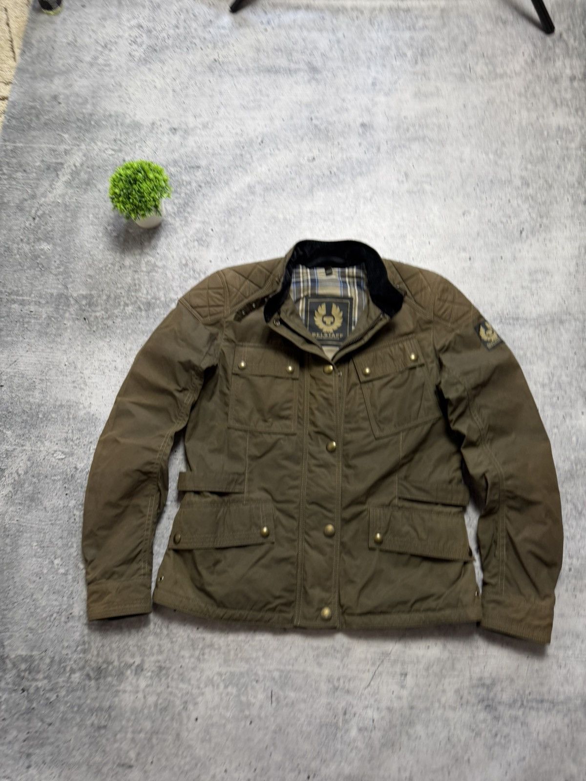 Belstaff Belstaff Waxed Quilt Motorcycle Biker Jacket Size M / US 6-8 / IT 42-44 - 2 Thumbnail