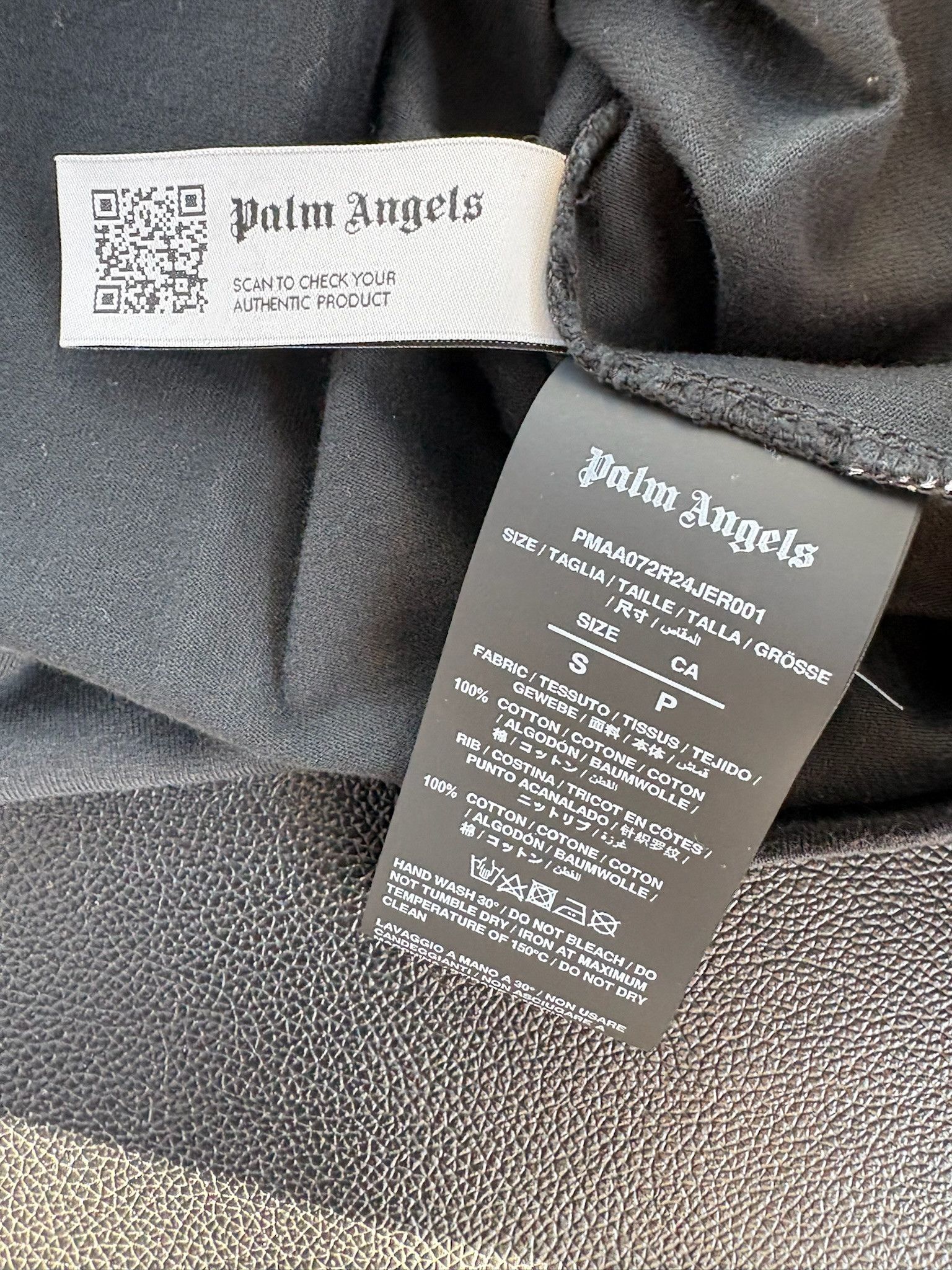 Palm Angels Palm Angels "Burning Monogram" T-Shirt (Black/Gold) Size US S / EU 44-46 / 1 - 4 Thumbnail