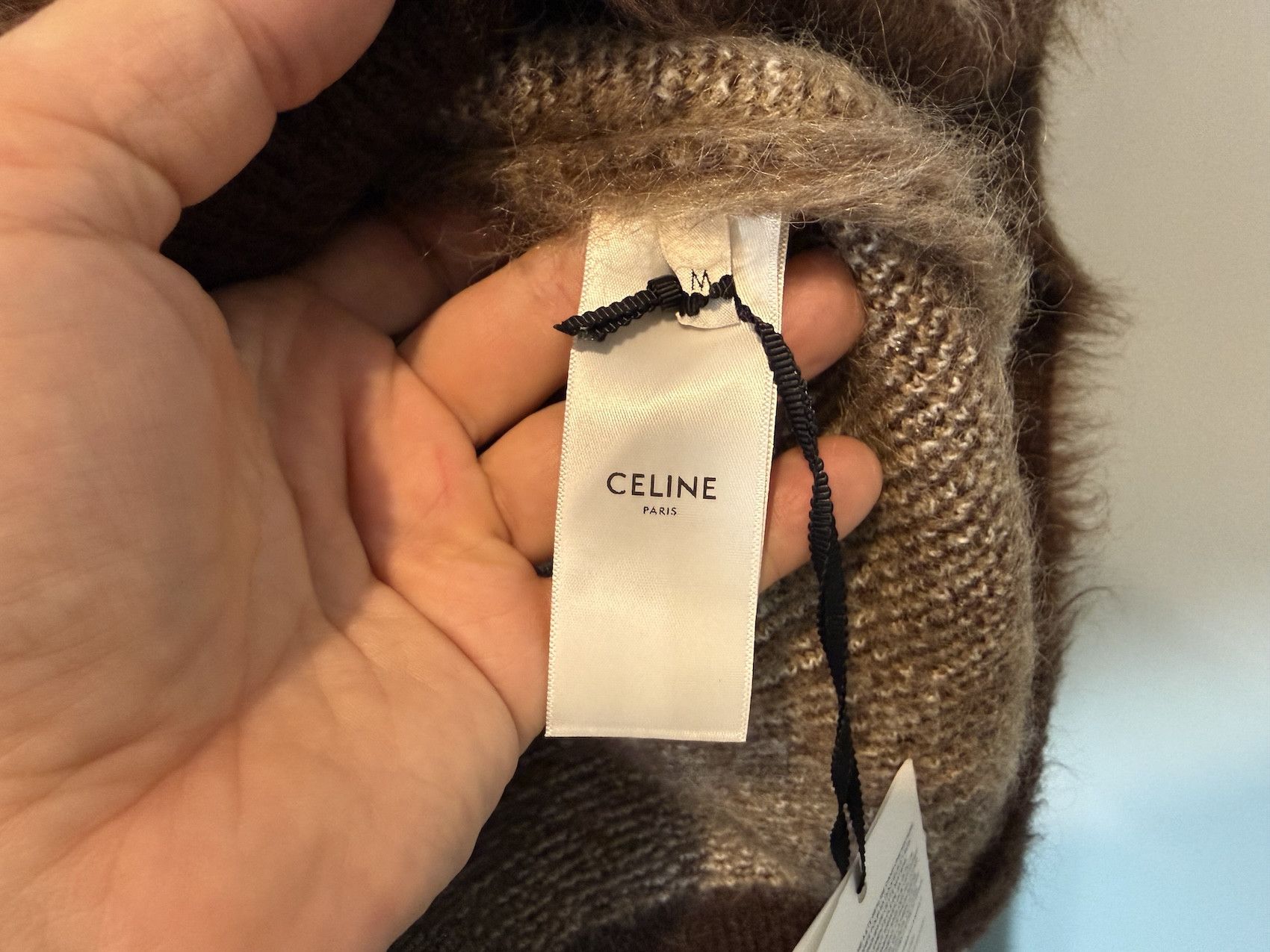 Celine × Hedi Slimane FW'24 Hairy Sweater Size US M / EU 48-50 / 2 - 4 Thumbnail