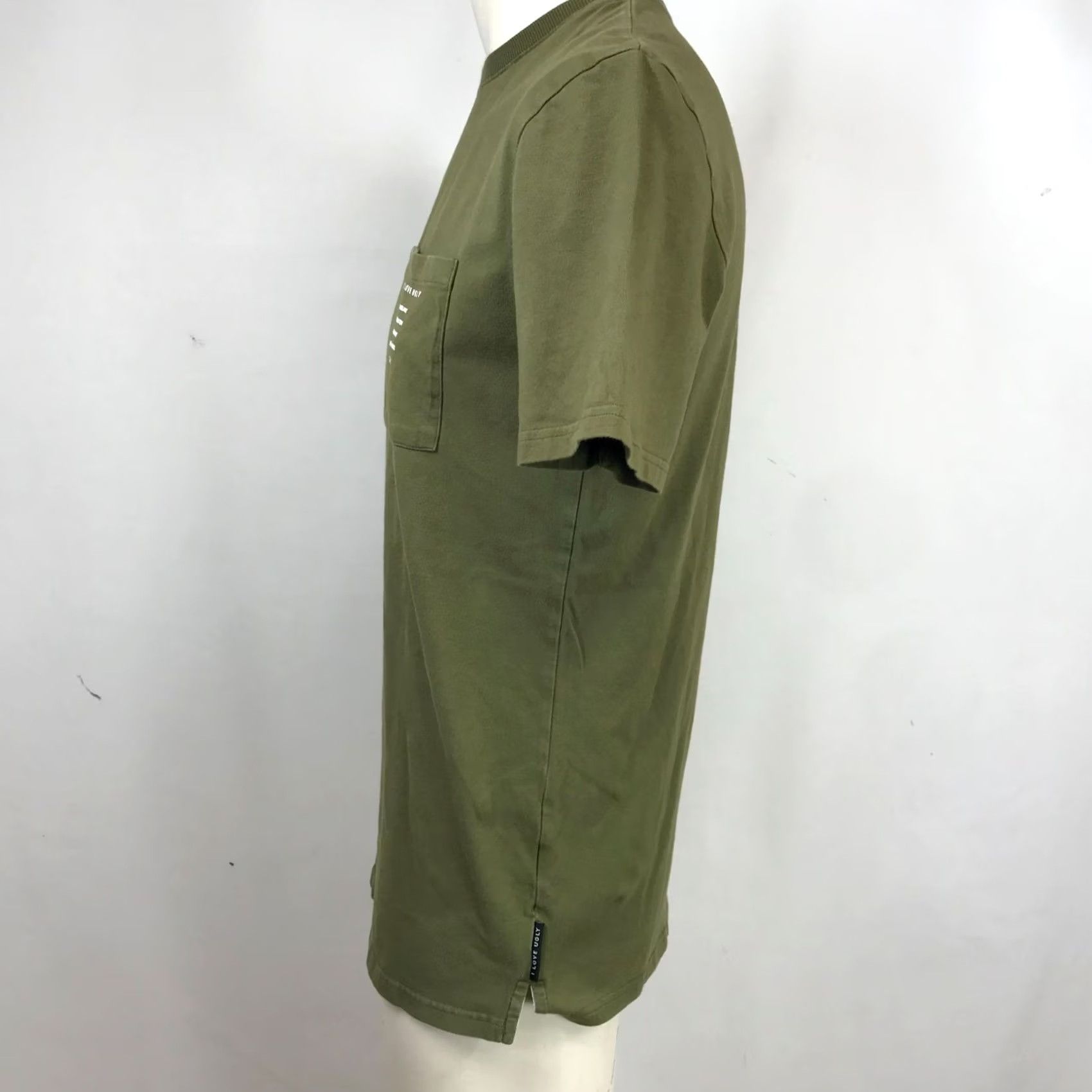 I Love Ugly I LOVE UGLY - Mens Small - Olive Crew Neck Cotton Blend Shirt Size US S / EU 44-46 / 1 - 6 Thumbnail