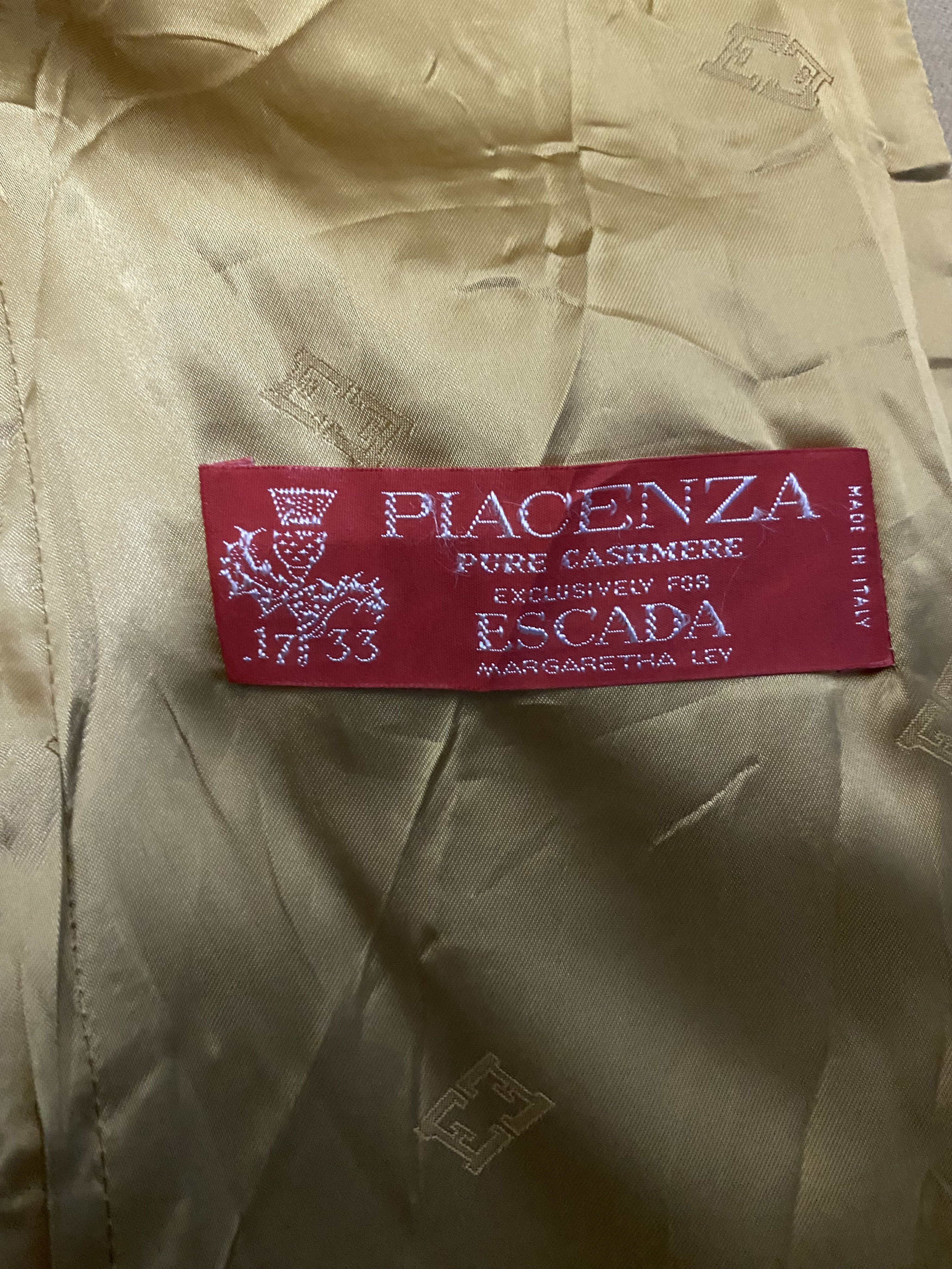 Escada ESCADA BY MARGARETHA LEY PIACENZA CASHMERE CREST BLAZER Size M / US 6-8 / IT 42-44 - 12 Thumbnail
