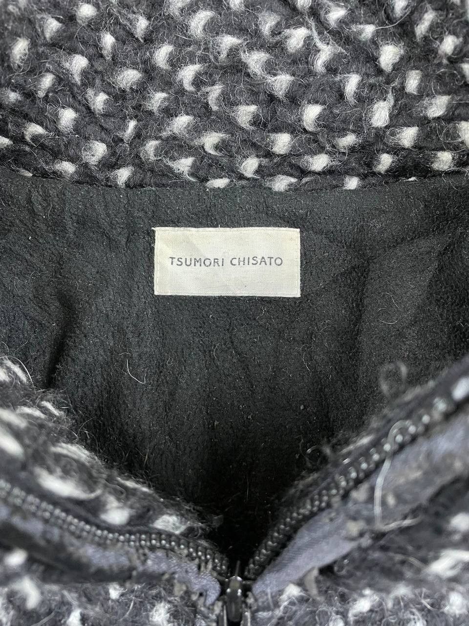Issey Miyake × Tsumori Chisato × Vintage Vtg Tsumori Chisato Issey Miyake Plaid Knit Zipper Jacket Size M / US 6-8 / IT 42-44 - 8 Thumbnail