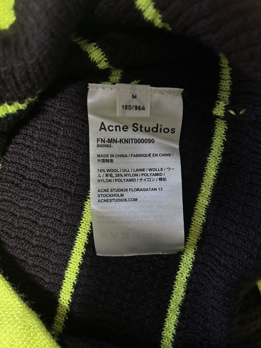 Acne Studios knitted wool striped yellow sweater knit NEW margiela marni Size US M / EU 48-50 / 2 - 7 Thumbnail