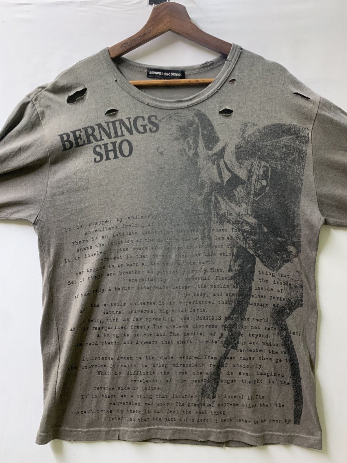 Japanese Brand BERNINGS SHO TEE Size US L / EU 52-54 / 3 - 9 Thumbnail