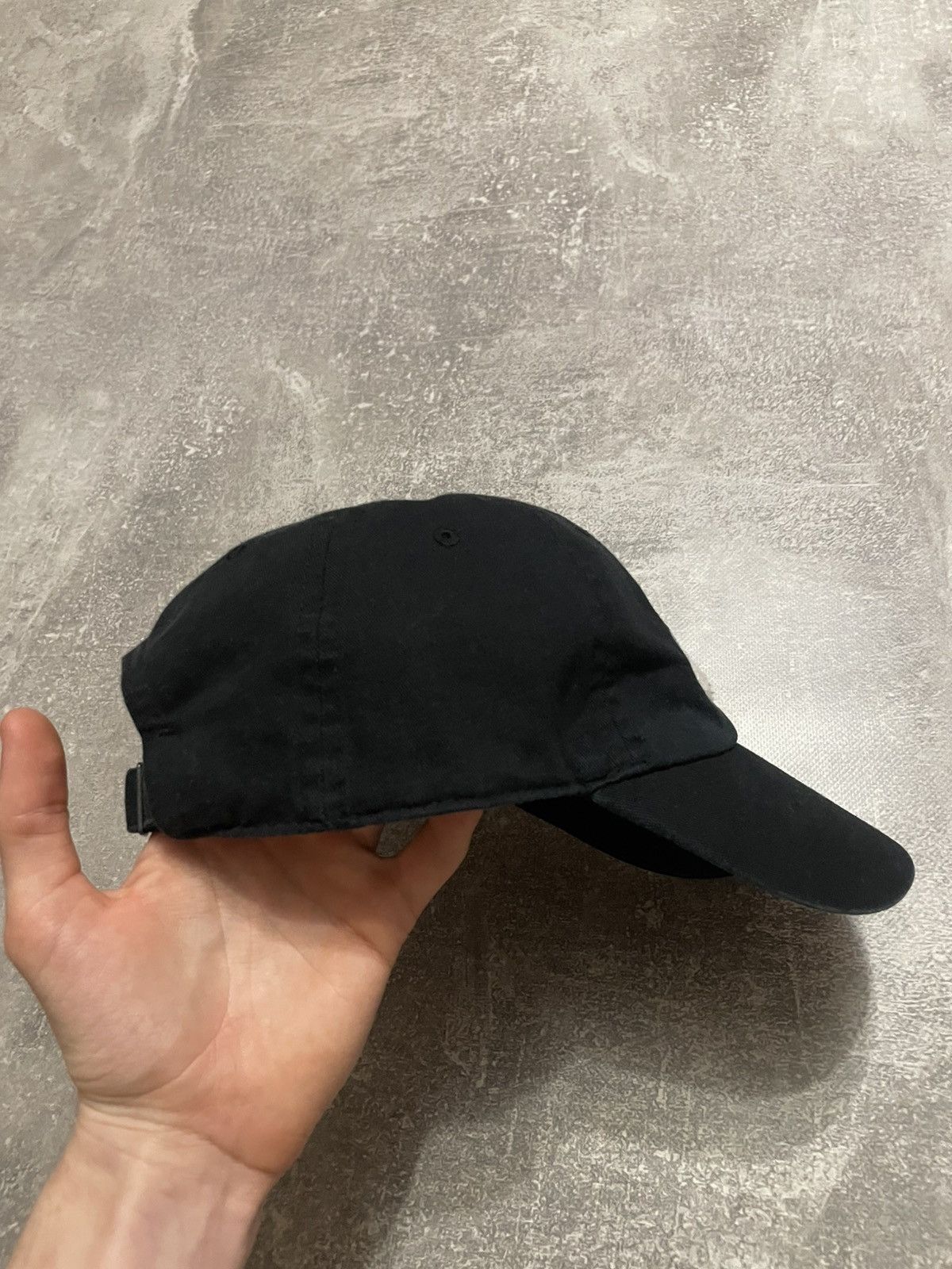 Nike × Vintage Vintage Nike Big Logo Black Cap Size ONE SIZE - 6 Thumbnail