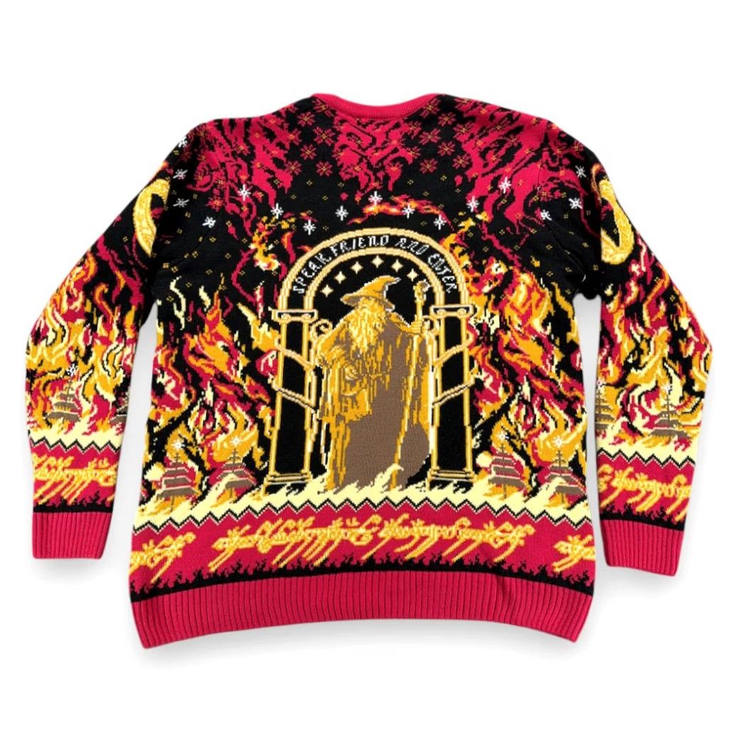 Vintage VINTAGE Lord Of The Rings Sweater Realms? Wait: The item is not vintage. Remove. Size US XXL / EU 58 / 5 - 3 Thumbnail