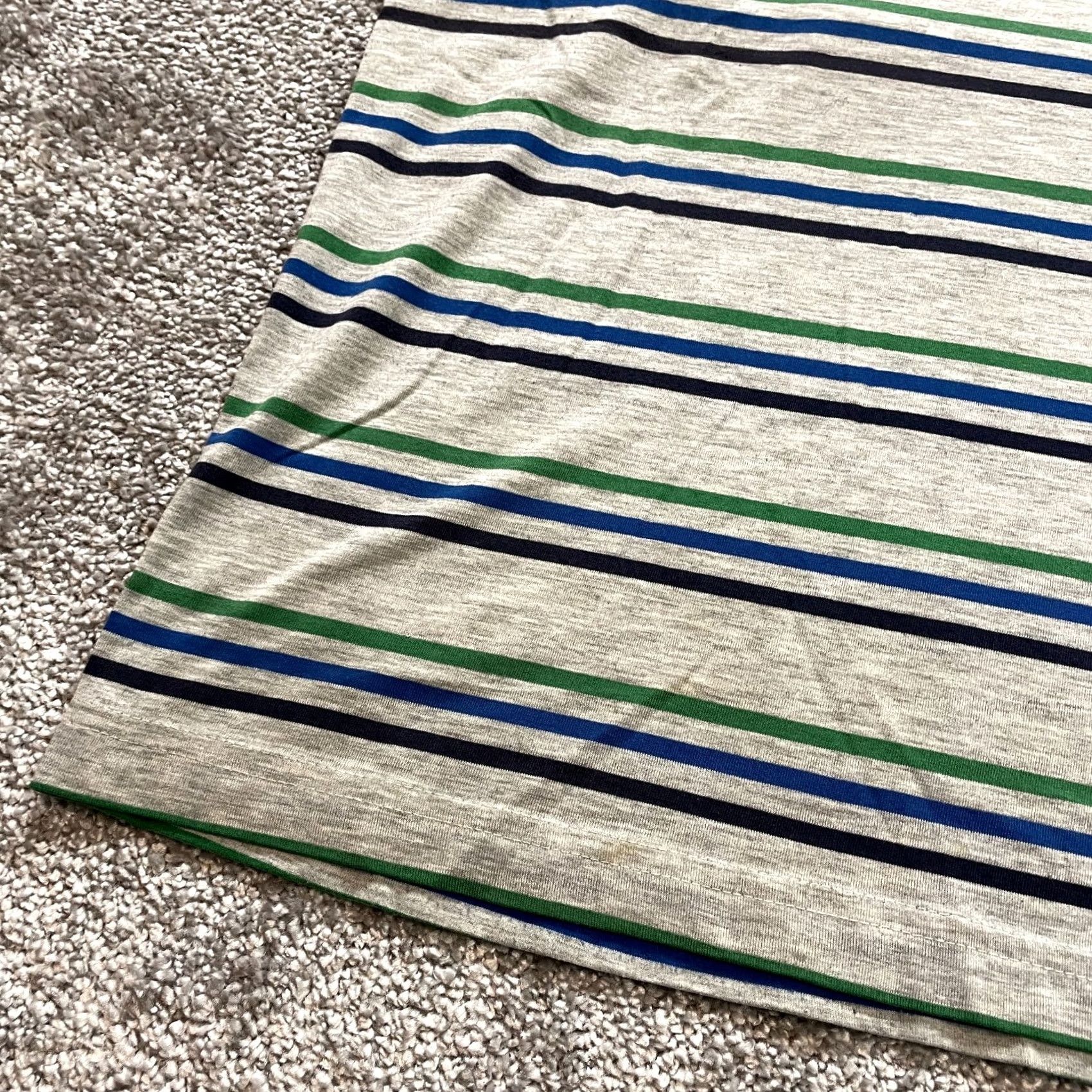 Vintage VINTAGE Array Polo Shirt Mens 44 XL Gray Striped Collared Golf Rugby Preppy Pocket Top Size US XXL / EU 58 / 5 - 3 Thumbnail