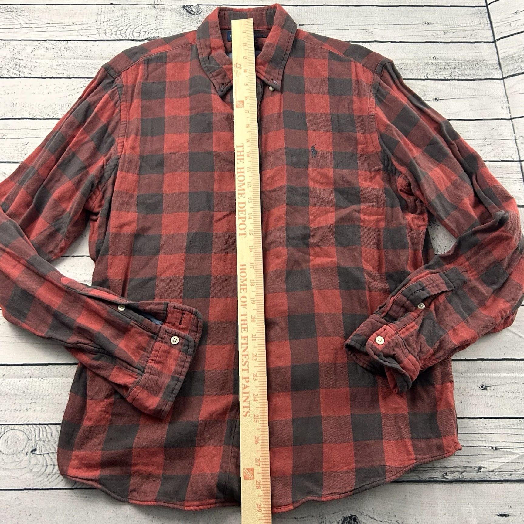 Polo Ralph Lauren Ralph Lauren Indigo Long Sleeve Button-Up Shirt Men's Large Size US L / EU 52-54 / 3 - 3 Thumbnail