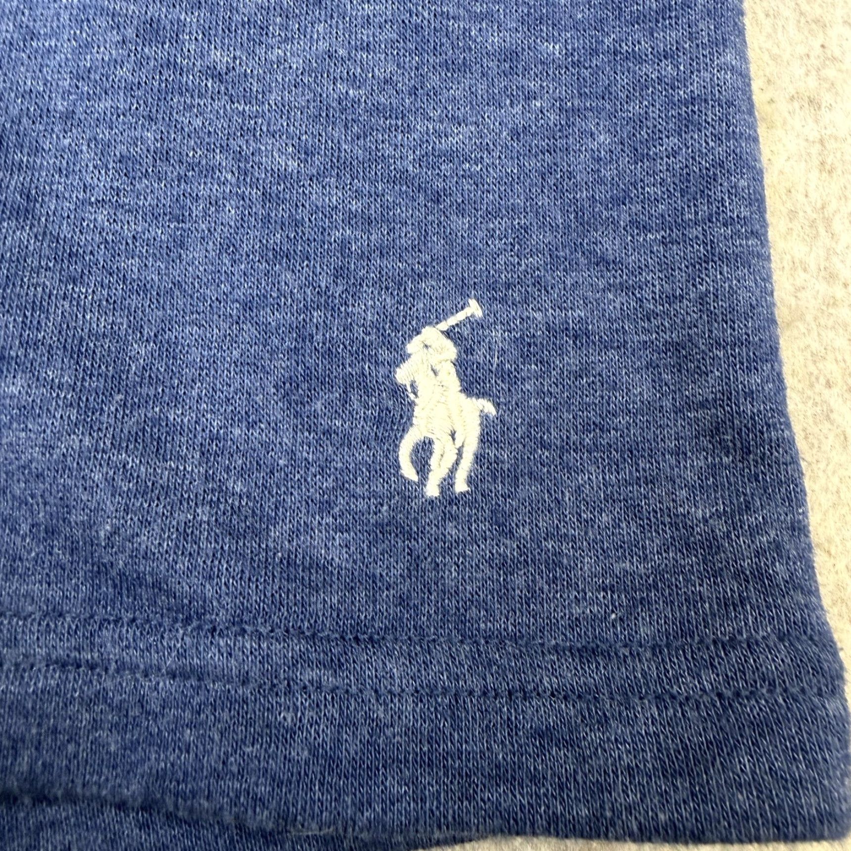 Polo Ralph Lauren Polo Ralph Lauren Sweatshirt Mens Large Blue Fleece Crewneck Logo Pullover Size US L / EU 52-54 / 3 - 3 Thumbnail
