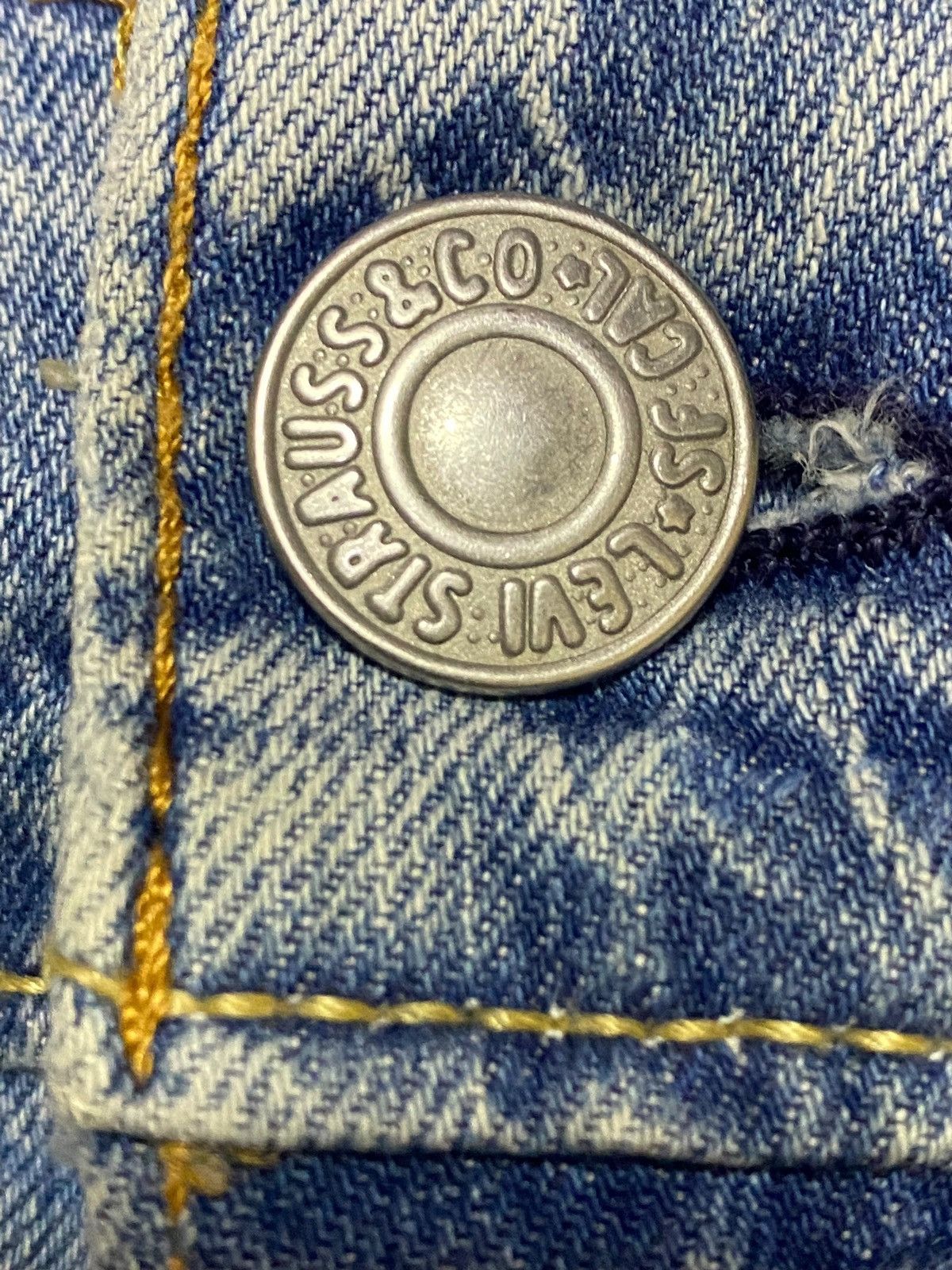 Levi's Made & Crafted Vintage Levis Big E Grunge Distressed Loose Jeans Size US 33 - 9 Thumbnail