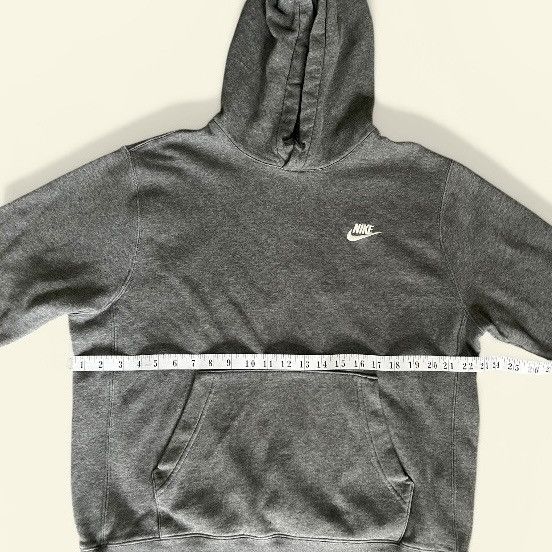 Nike Nike grey hoodie with embroidered logo (men’s M) Size US M / EU 48-50 / 2 - 4 Thumbnail