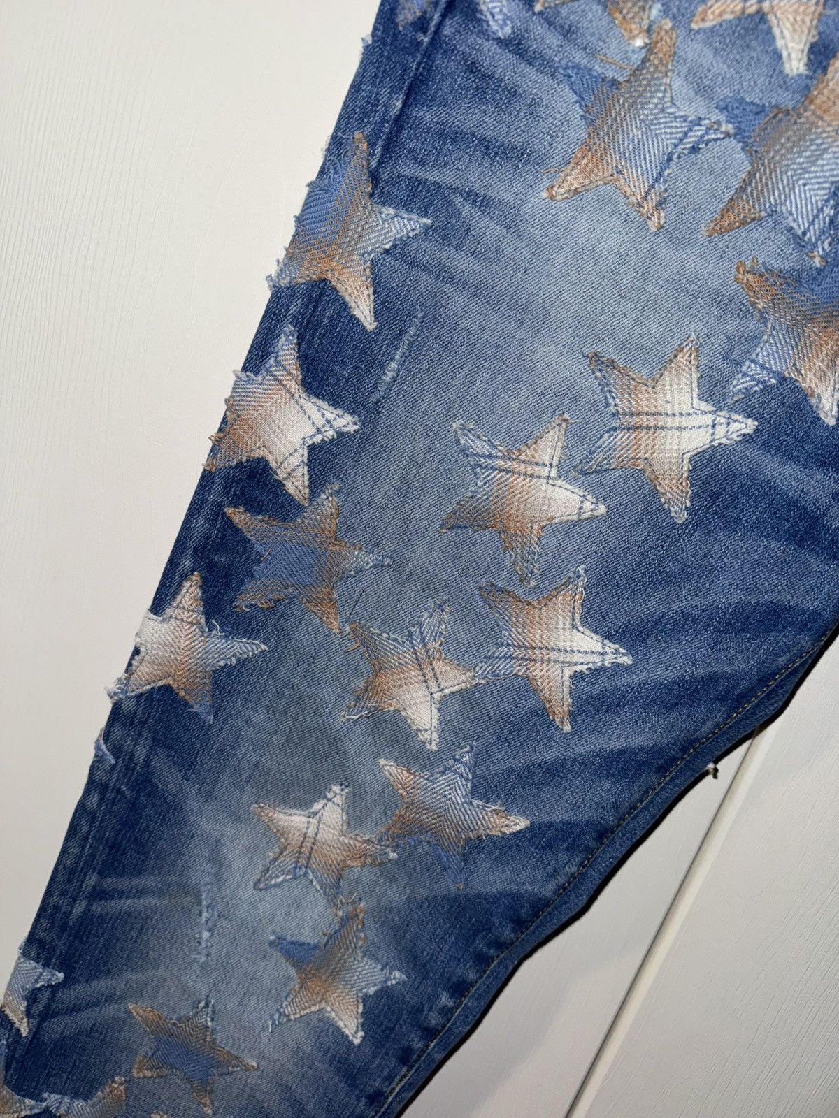 Amiri AMIRI “CHEMIST” MONOGRAM STAR JEANS Size US 33 - 4 Thumbnail