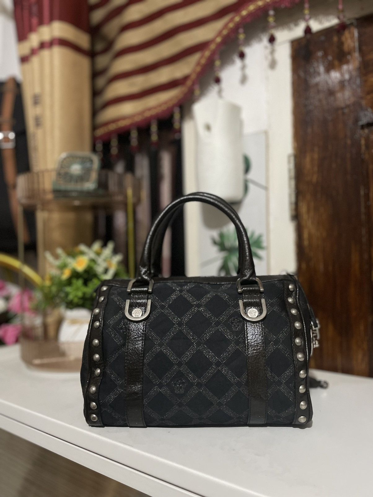 Versace VERSACE black in leather handbag Size ONE SIZE - 10 Thumbnail